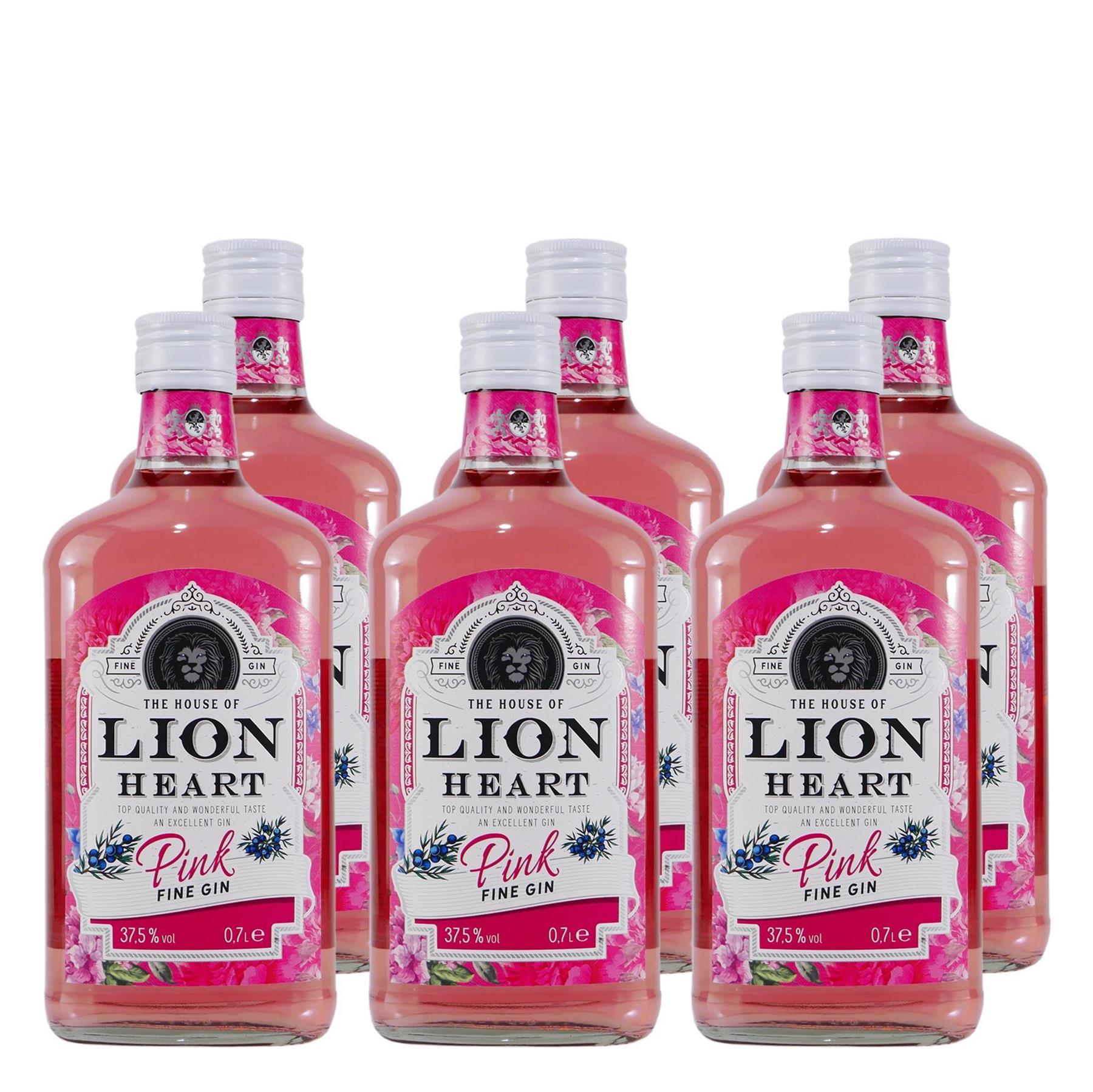 Lion Heart Pink Gin (6 x 0,7L)