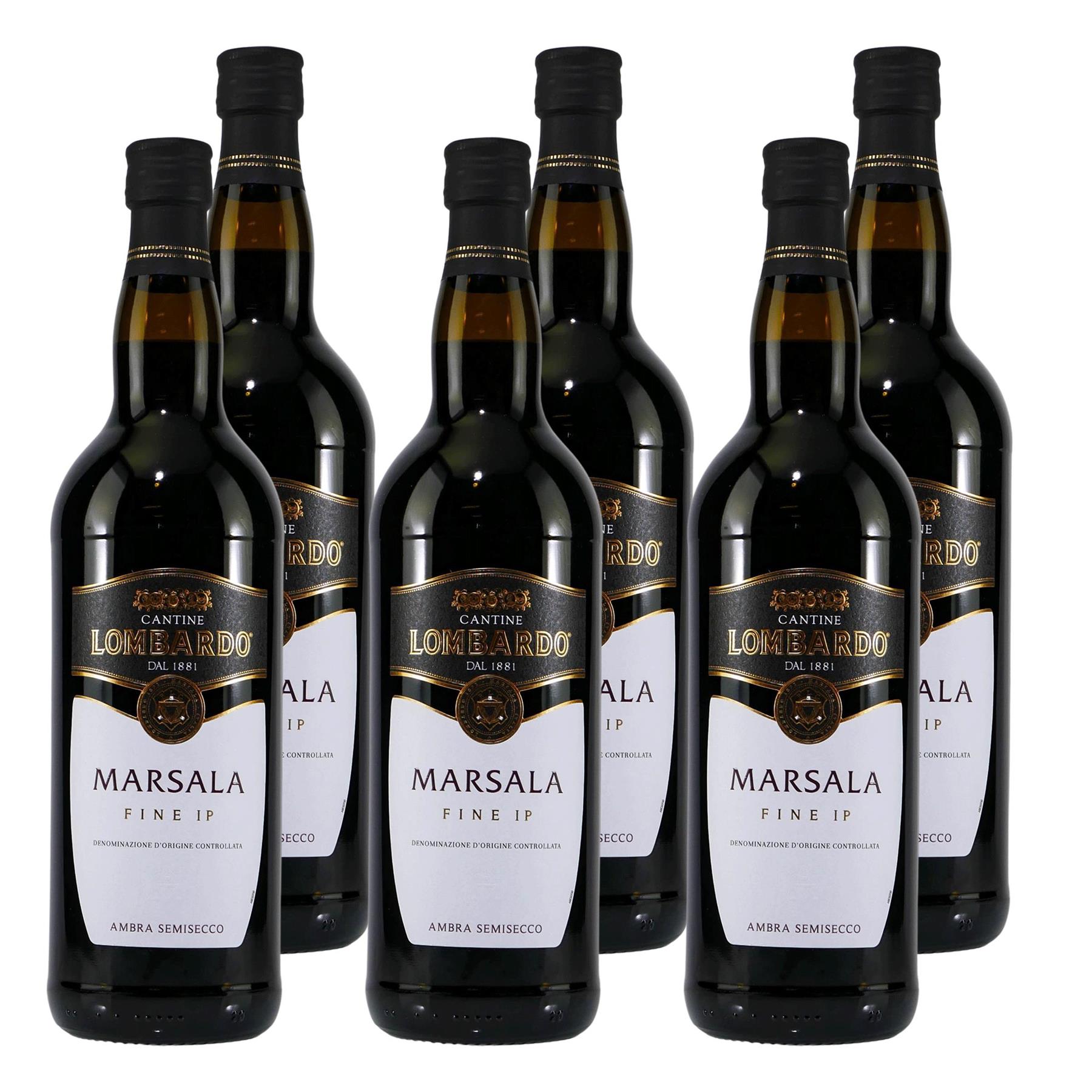 Lombardo Marsala Fine IP -halbtrocken- (6 x 1,0L)