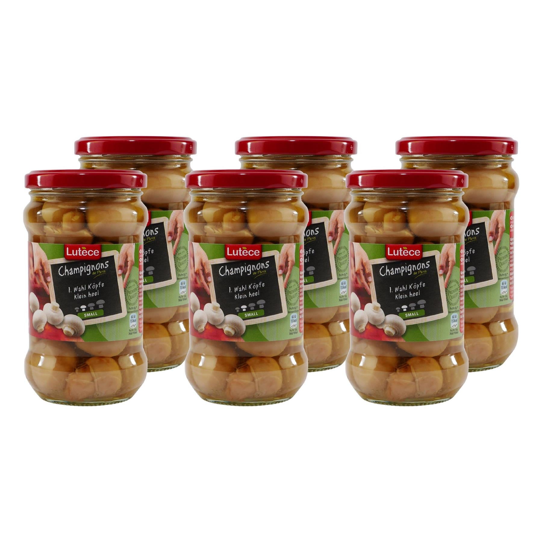 Lutece Champignons Köpfe Klein (12 x 280g)