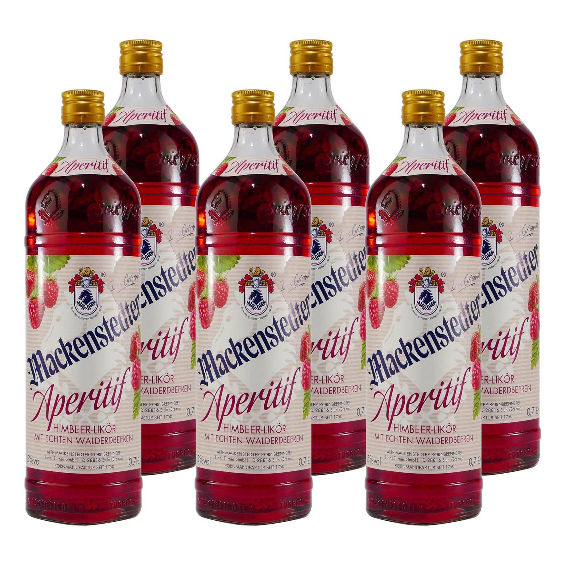 Mackenstedter Aperitif Himbeer-Likör (6 x 0,7L)