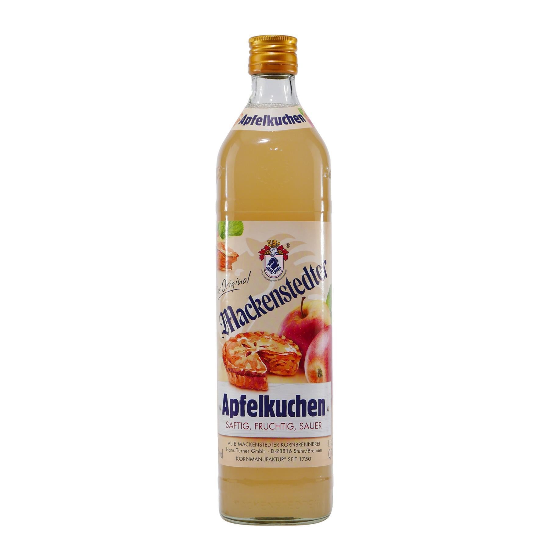 Mackenstedter Apfelkuchen Likör mit 6x Shotgläser