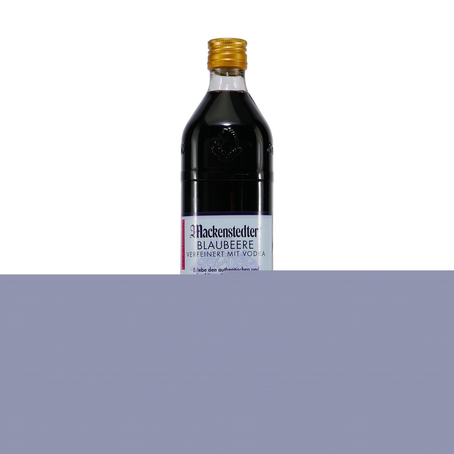 Mackenstedter Blaubeere Likör mit 6x Shotgläser