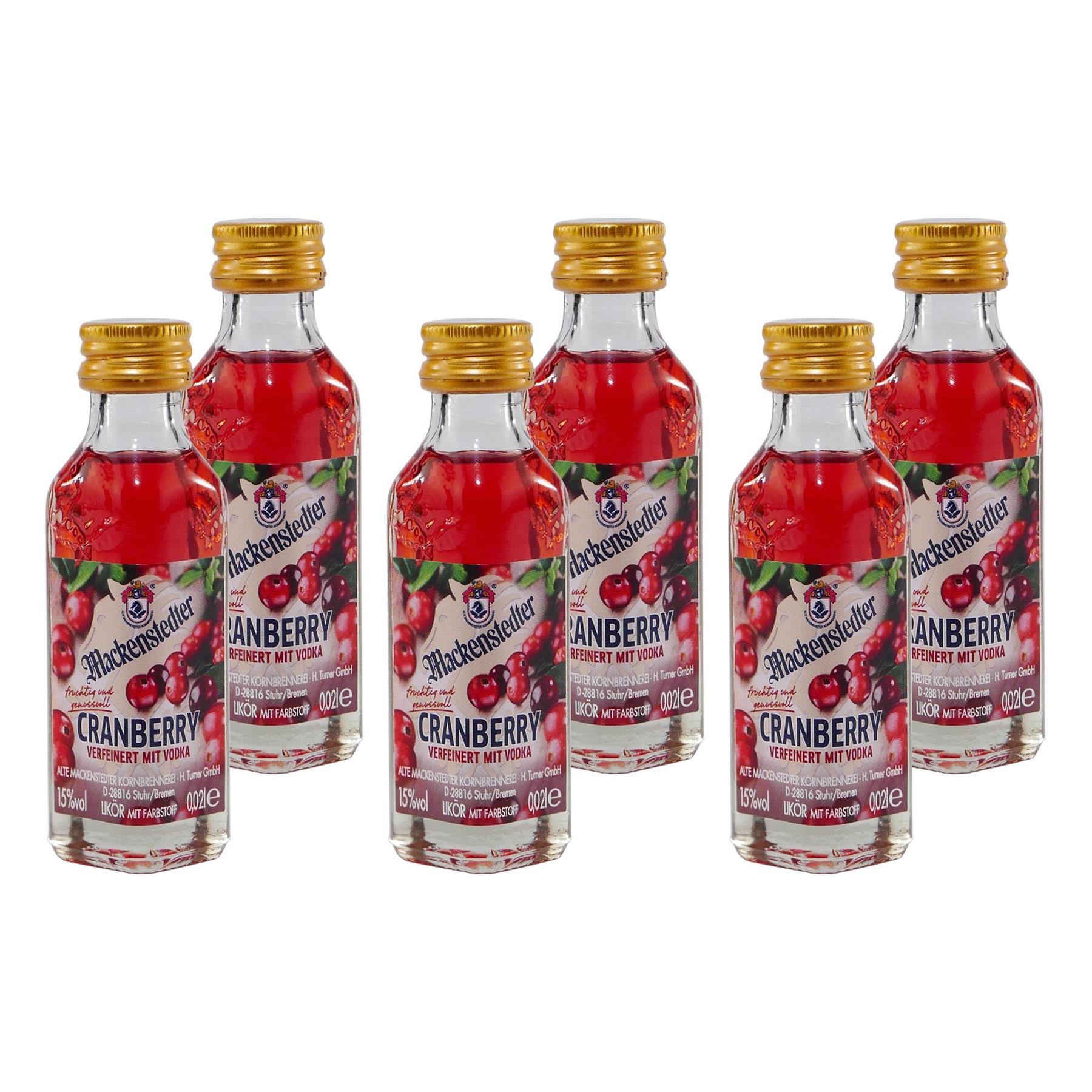 Mackenstedter Cranberry Likör (25 x 0,02L)