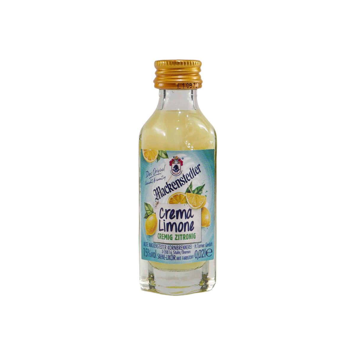 Mackenstedter Crema Limone Sahnelikör (25 x 0,02L)