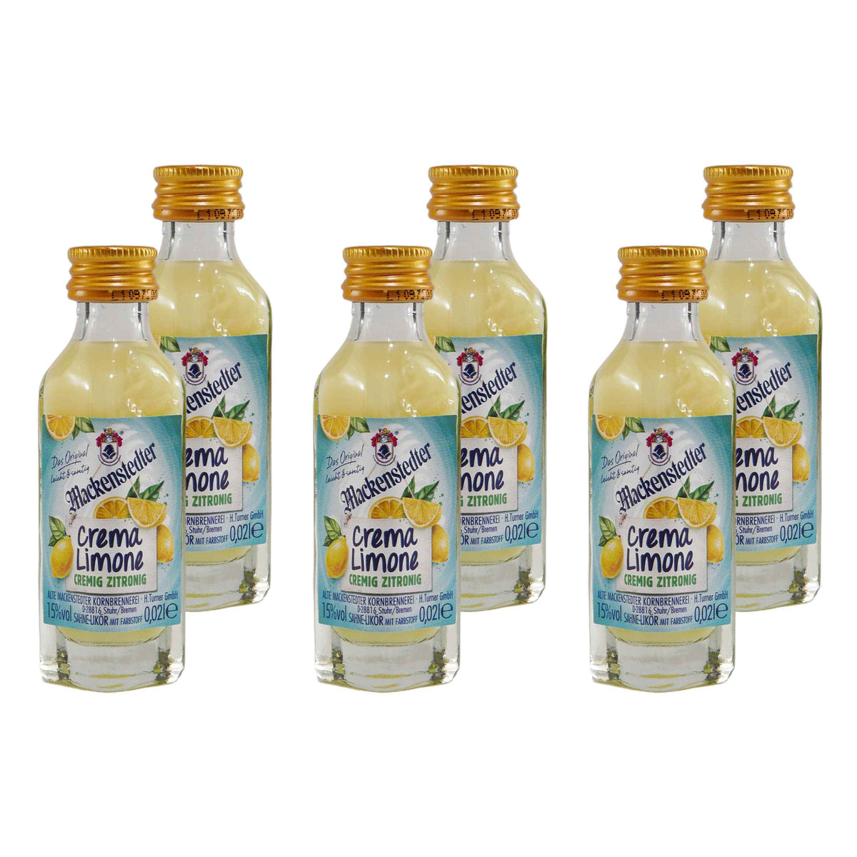 Mackenstedter Crema Limone Sahnelikör (25 x 0,02L)