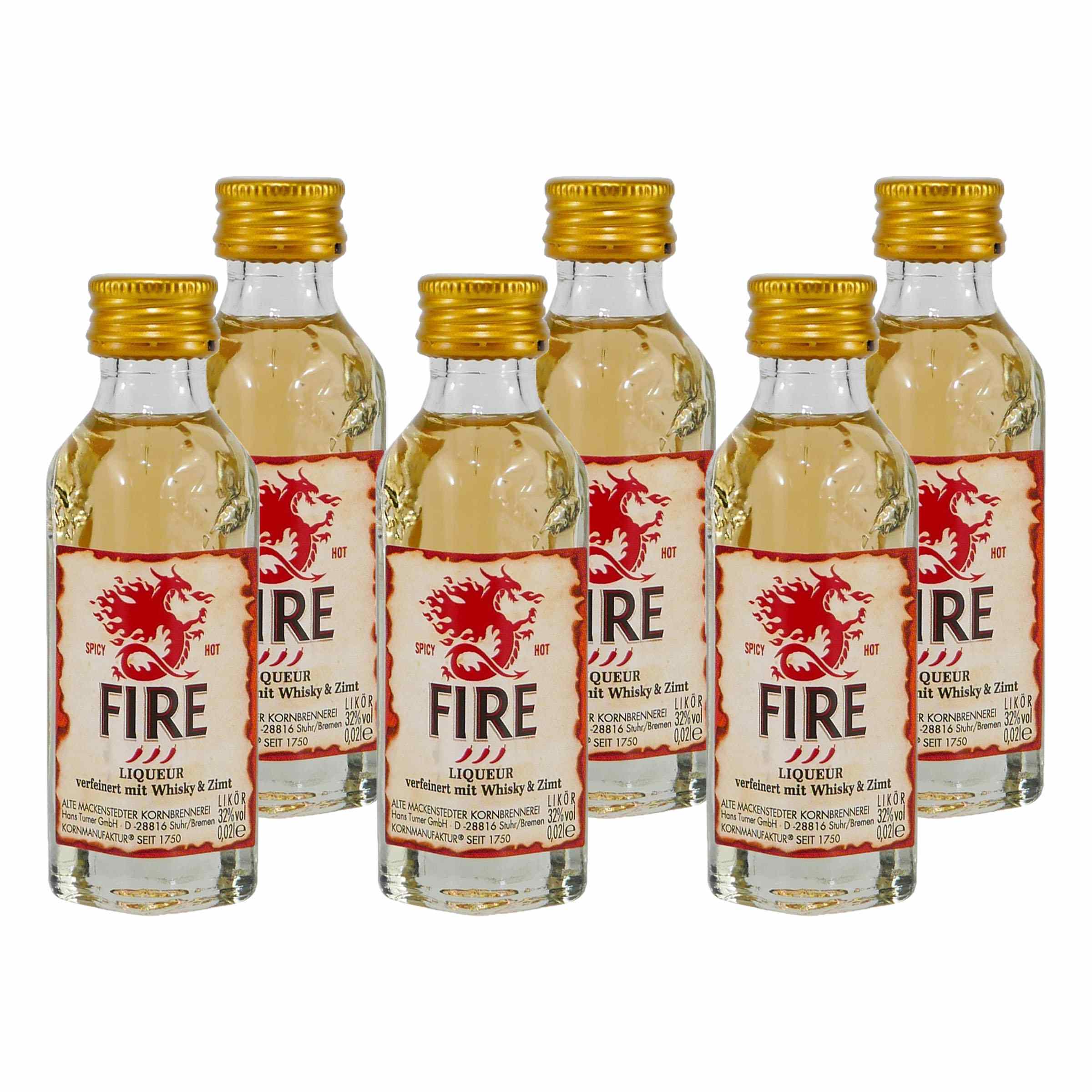 Mackenstedter "FIRE" Liqueur (25 x 0,02L)