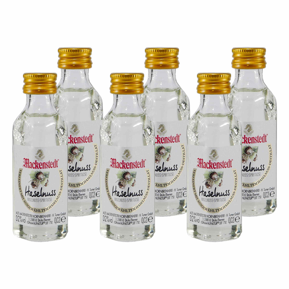 Mackenstedter Haselnuss Obstschnaps (25 x 0,02L)