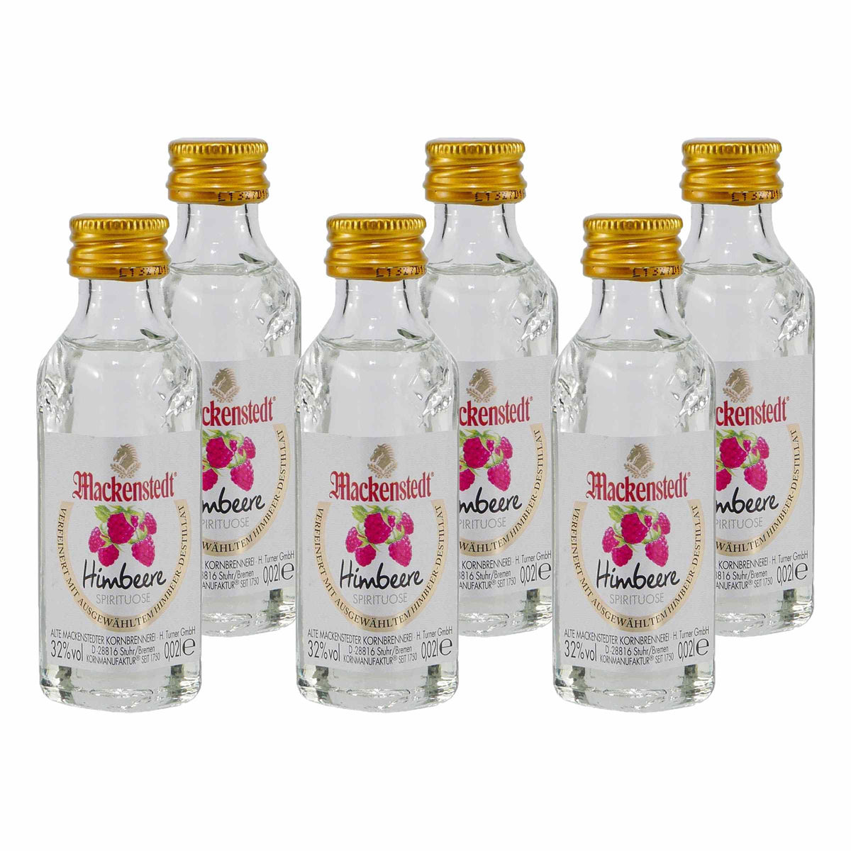 Mackenstedter Himbeere Obstschnaps (25 x 0,02L)