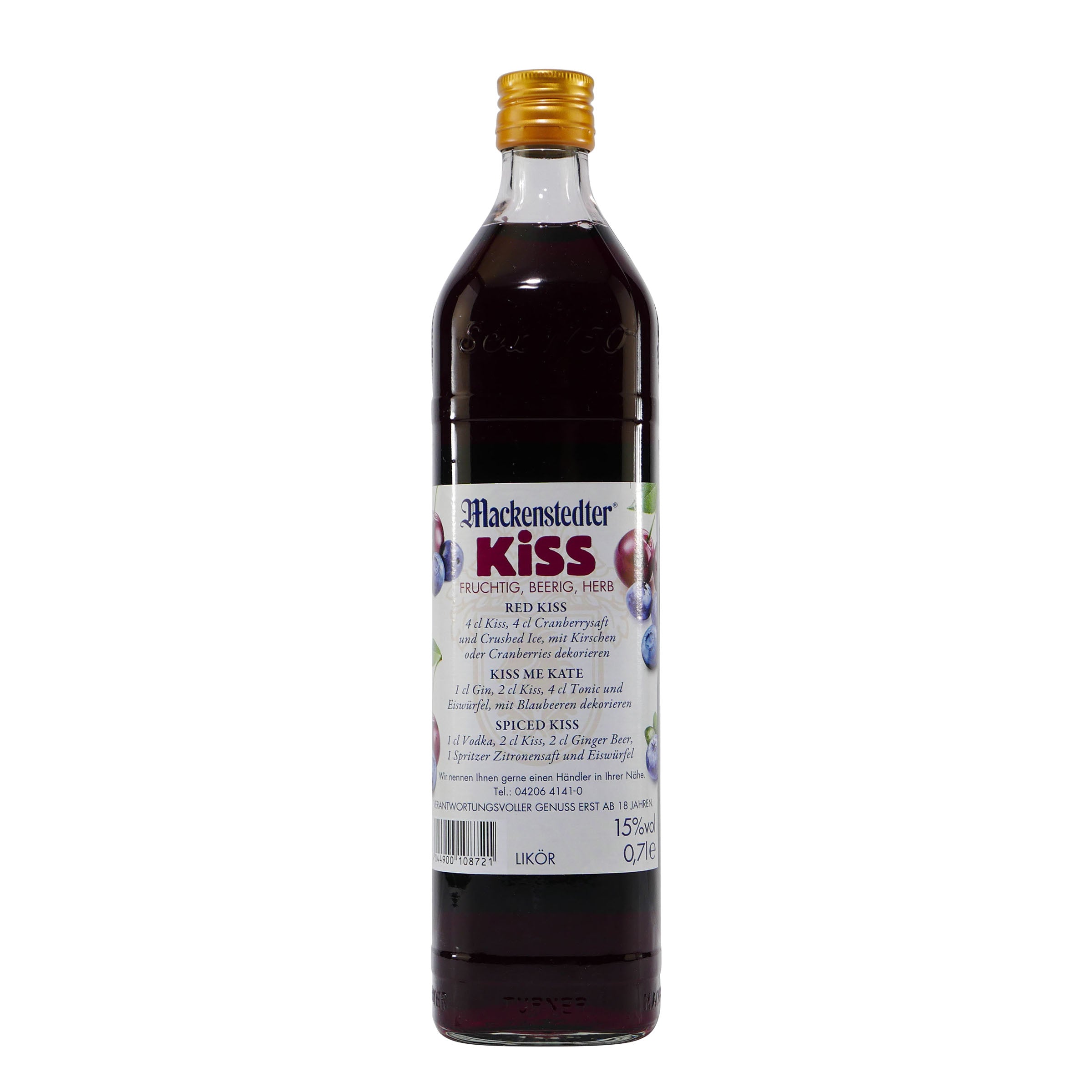 Mackenstedter Kiss Likör (6 x 0,7L)
