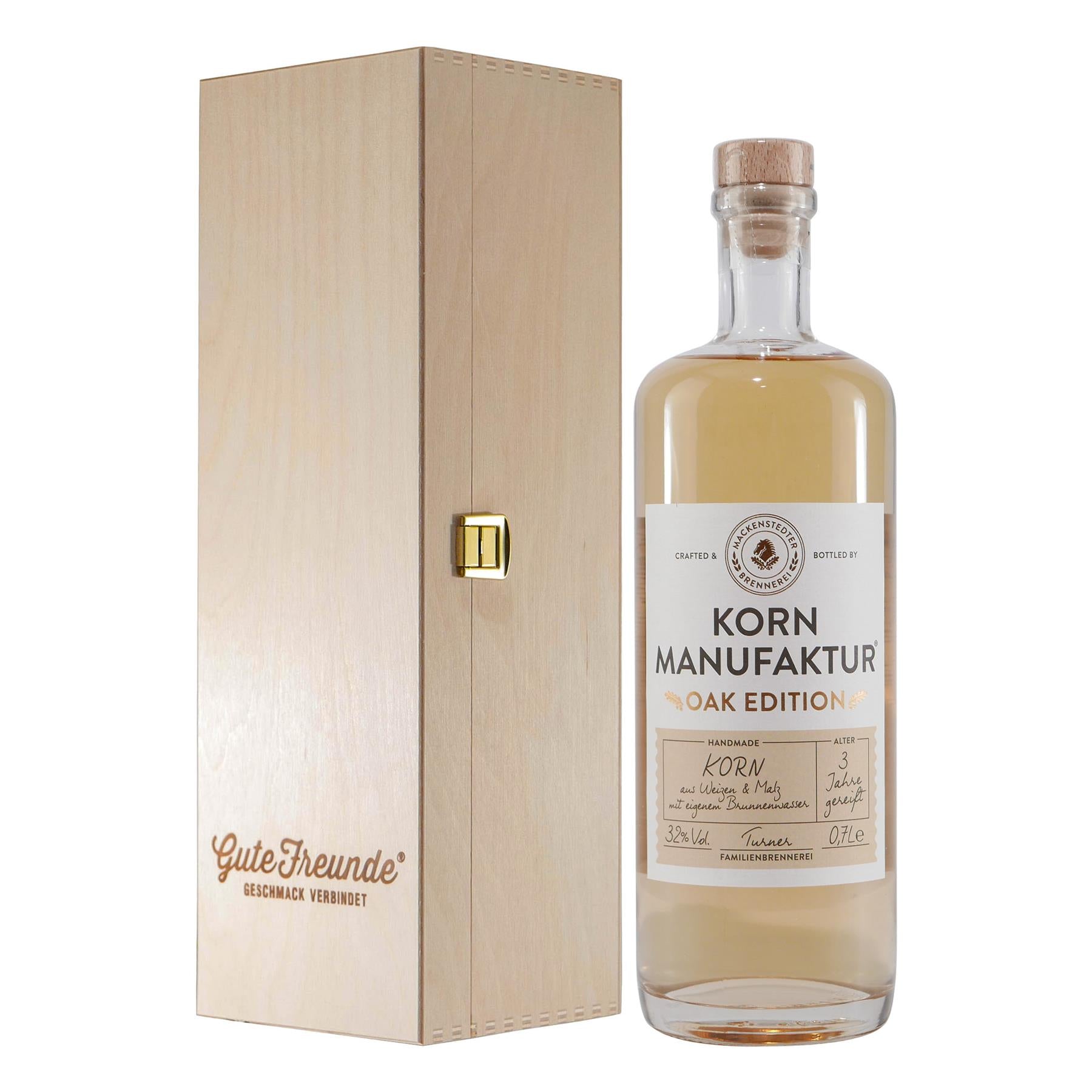 Mackenstedter Korn Manufaktur Oak Edition mit Geschenk-HK