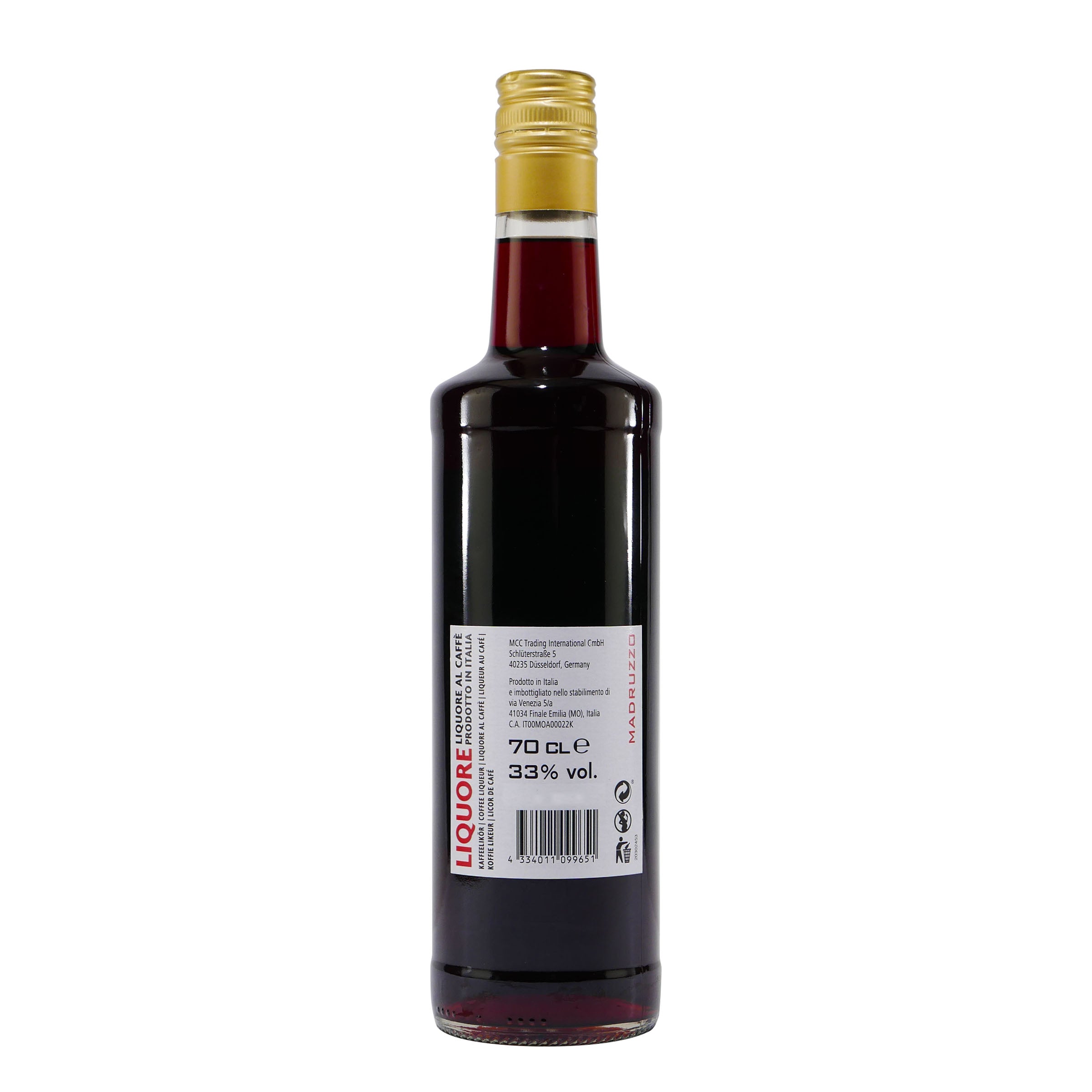 Madruzzo Liquore al Caffé mit Geschenk-Holzkiste