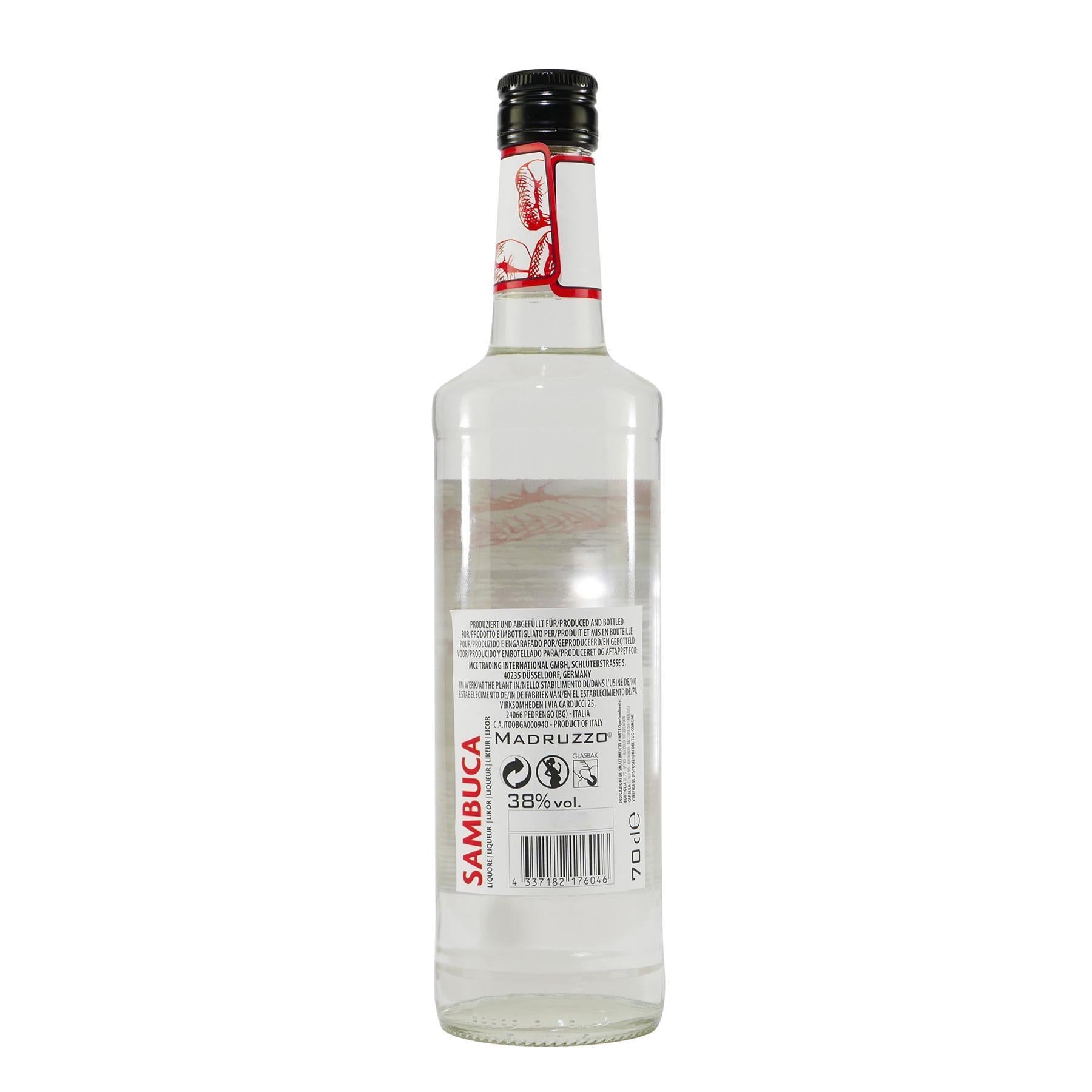 Madruzzo Sambuca Liquore 0,7L mit Geschenk-Holzkiste