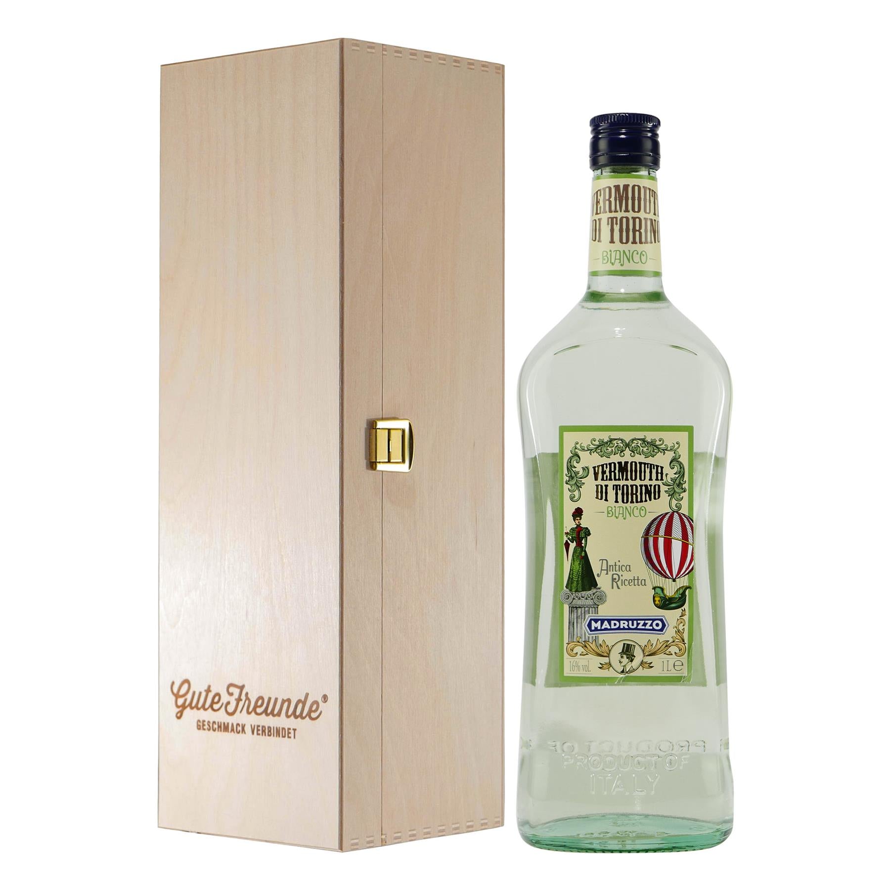 Madruzzo Vermouth di Torino Bianco mit Geschenk-HK