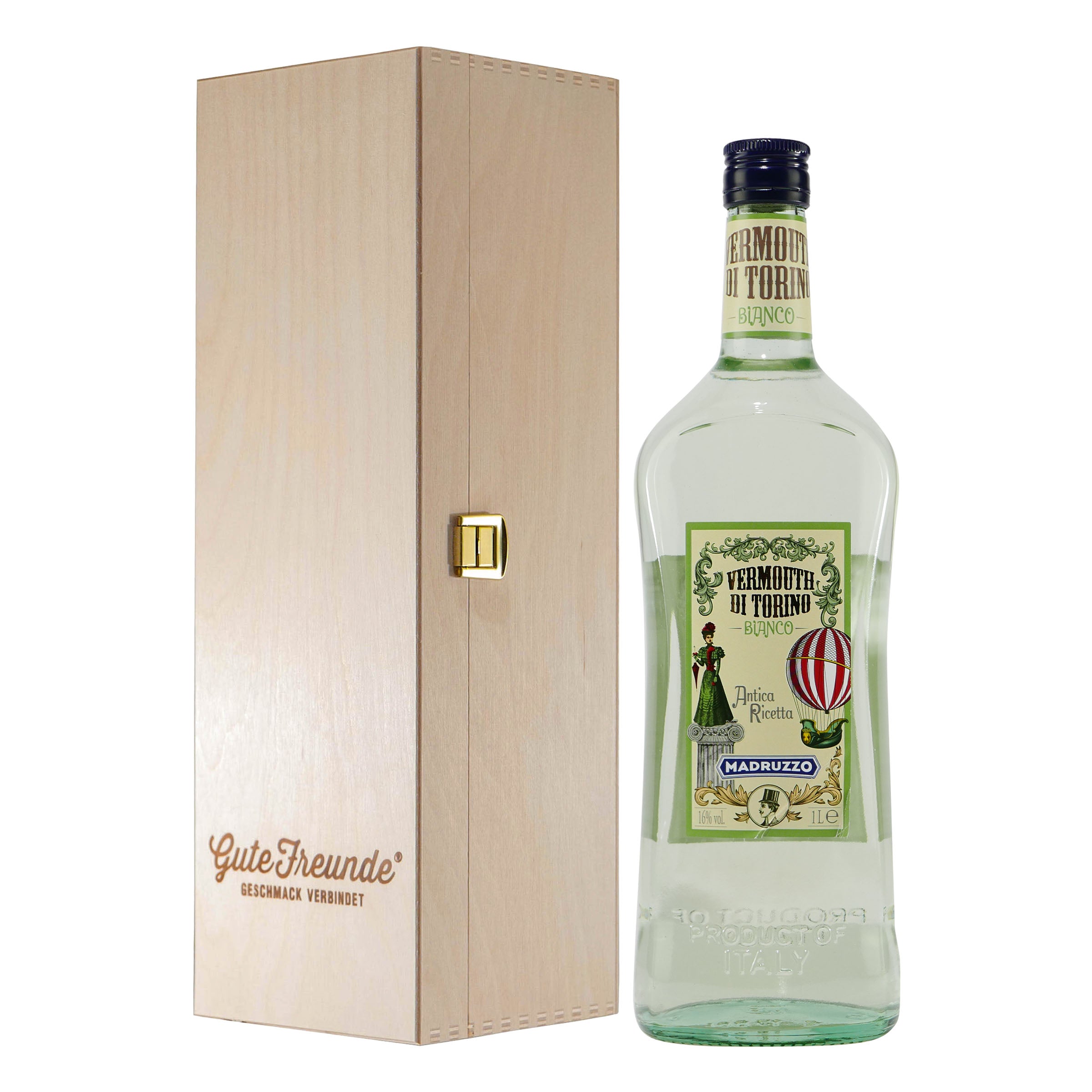 Madruzzo Vermouth di Torino Bianco mit Geschenk-HK