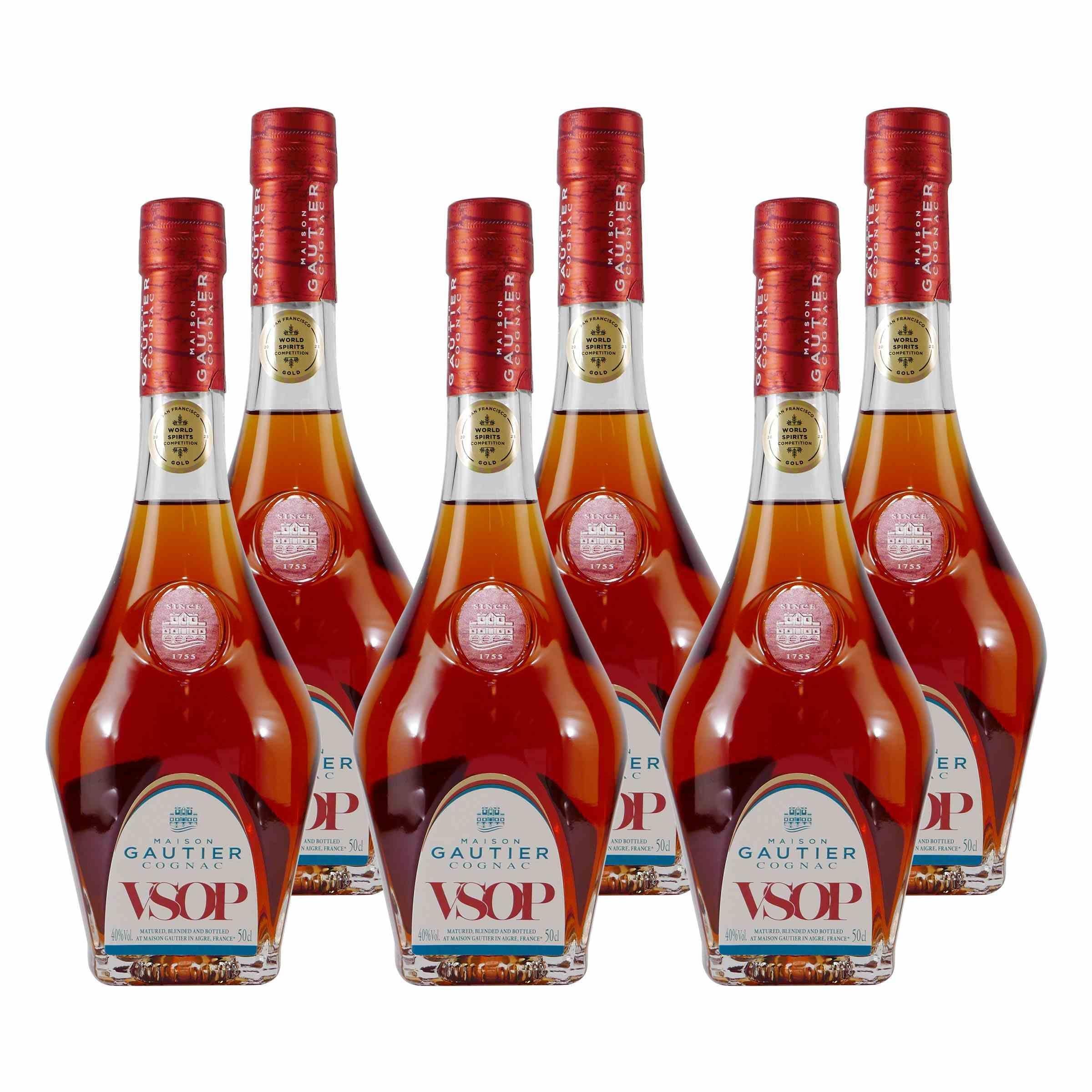 Maison Gautier Cognac V.S.O.P. (6 x 0,5L)