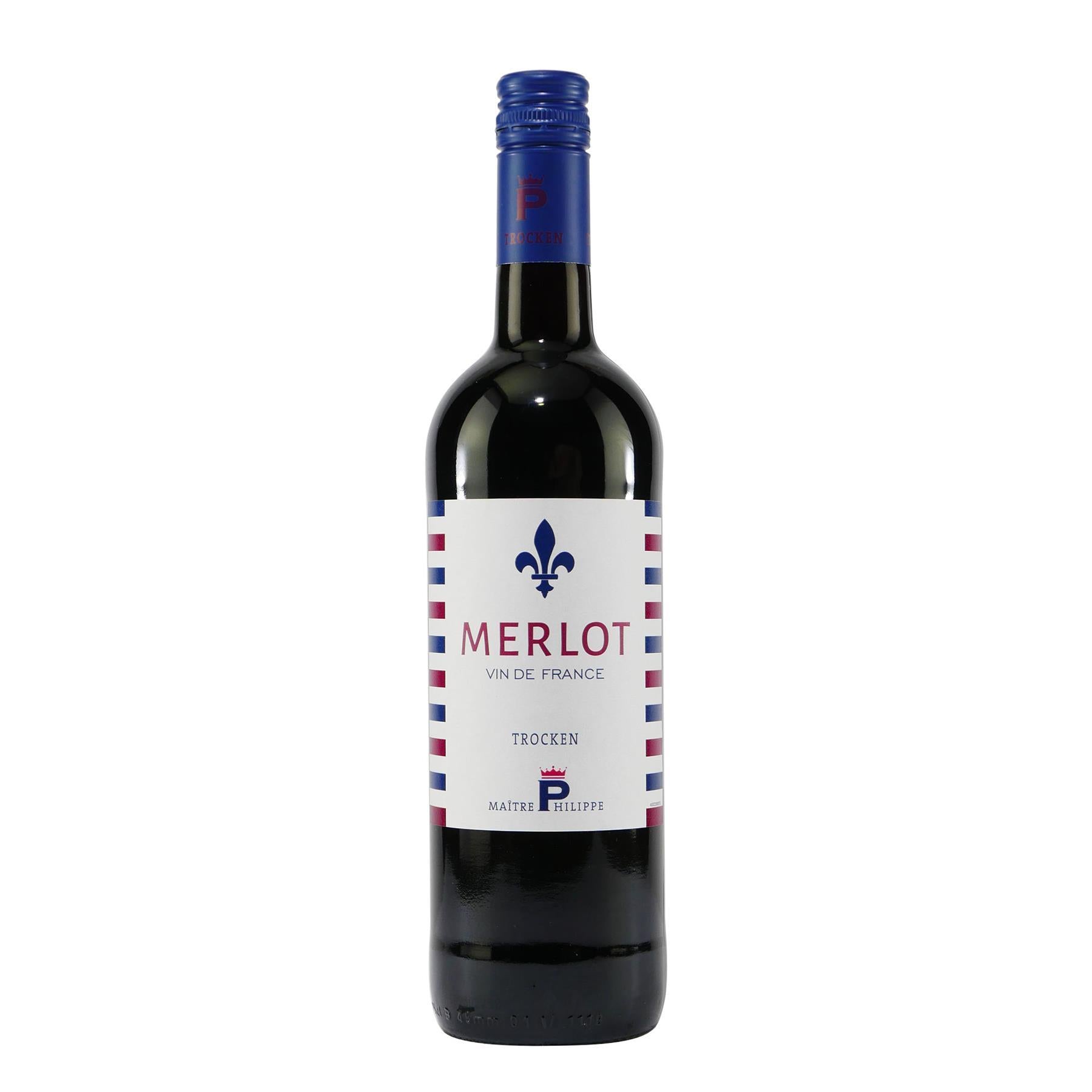 Maitre Philippe Merlot -trocken- (6 x 0,75L)