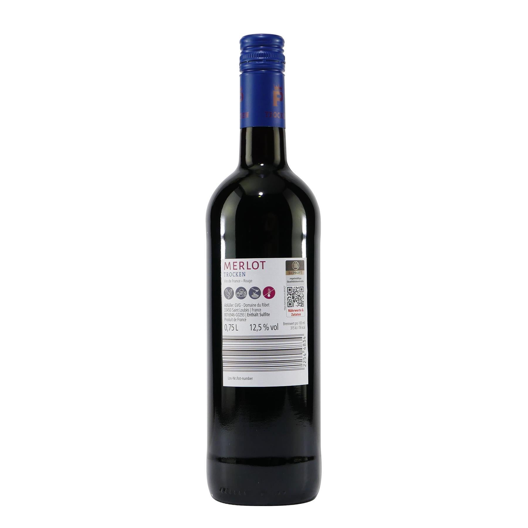 Maitre Philippe Merlot -trocken- (6 x 0,75L)