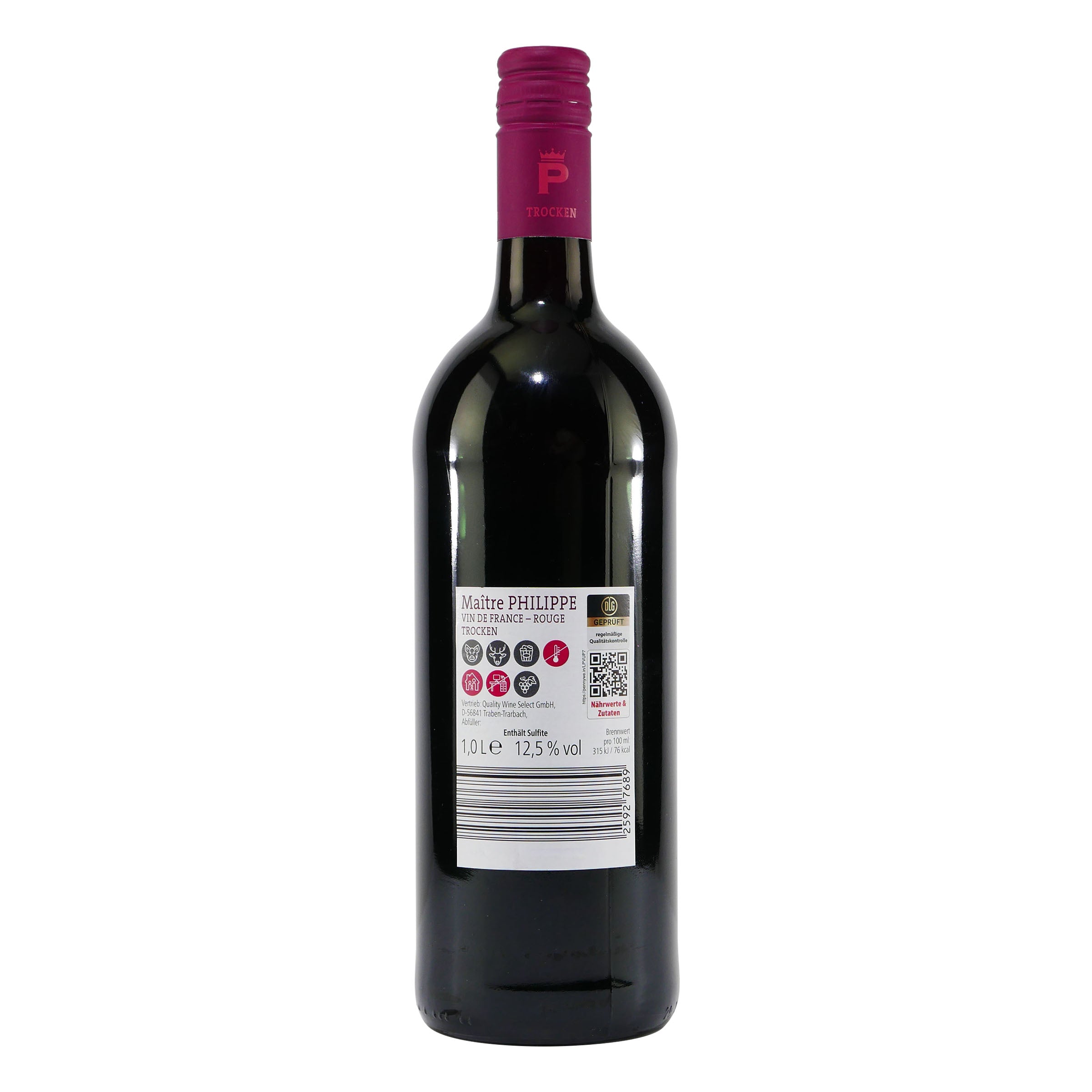 Maitre Philippe Rotwein -trocken- (6 x 1,0L)