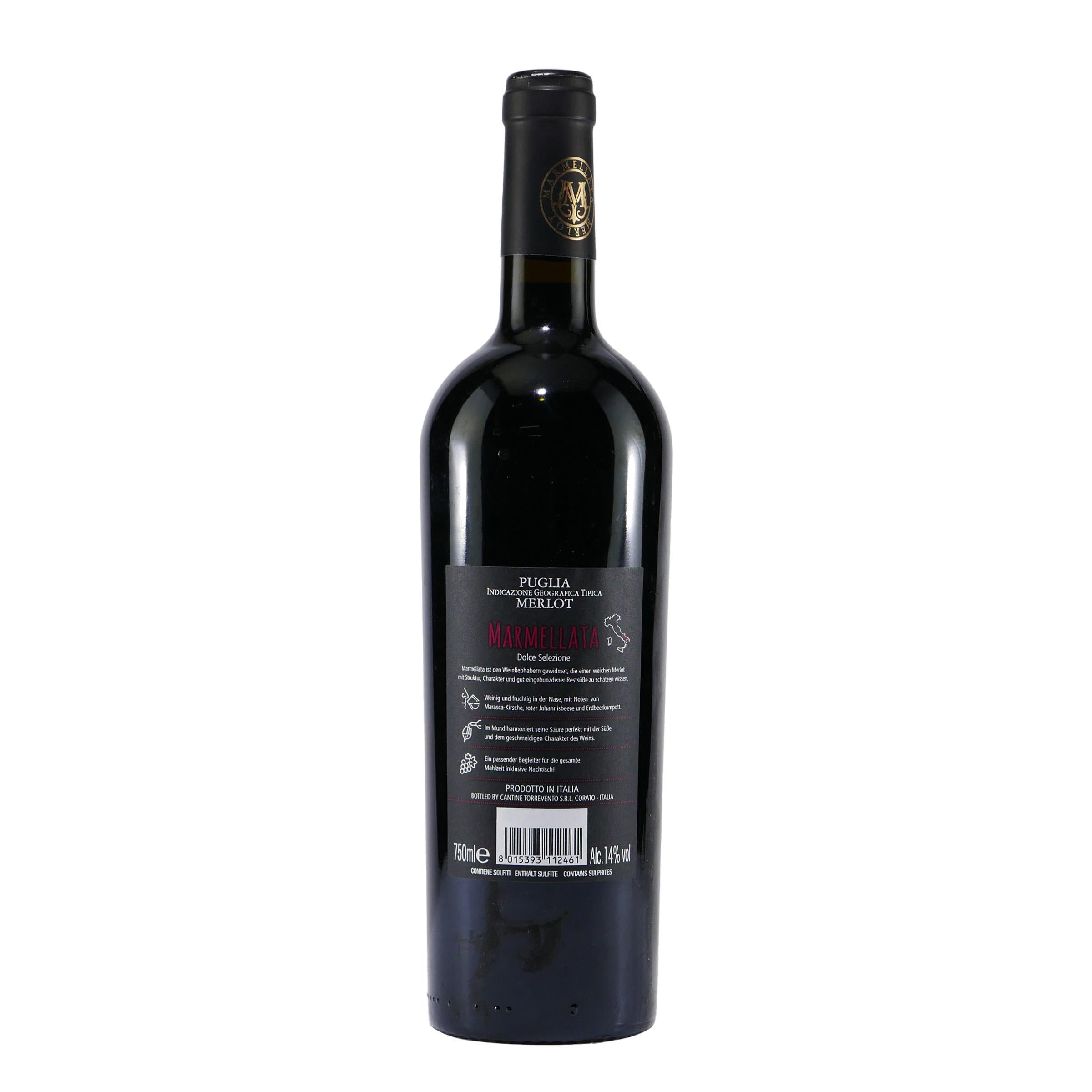 Marmellata Merlot Rotwein IGT -lieblich- (6 x 0,75L)