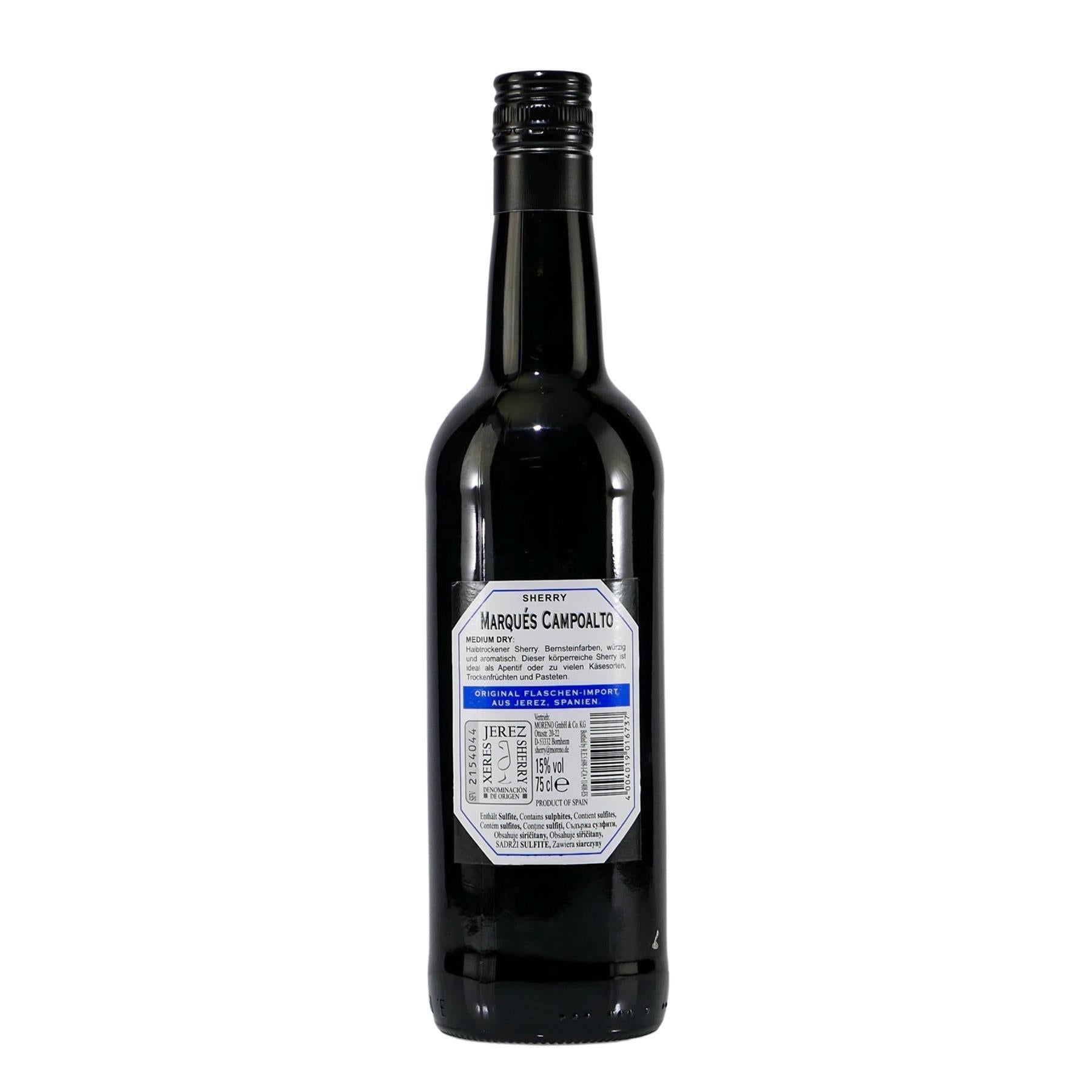 Marqués Campoalto Sherry -Medium Dry- (6 x 0,75L)