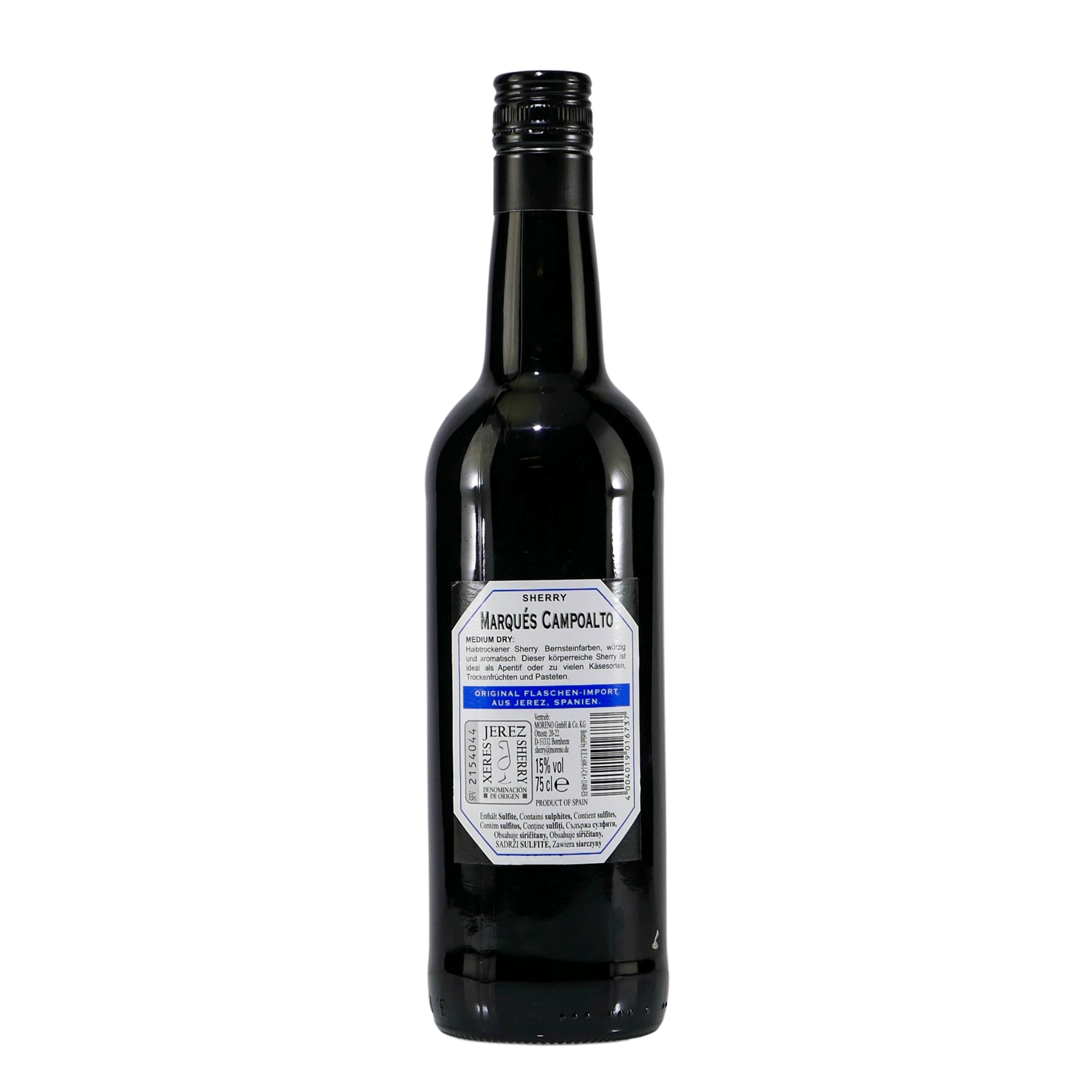 Marqués Campoalto Sherry -Medium Dry-