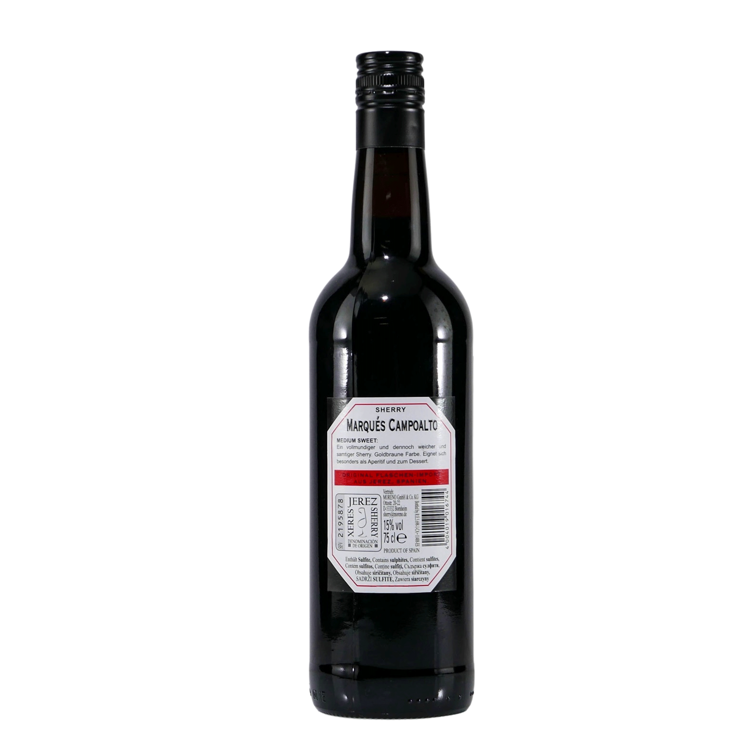 Marqués Campoalto Sherry -Medium Sweet- (6 x 0,75L)