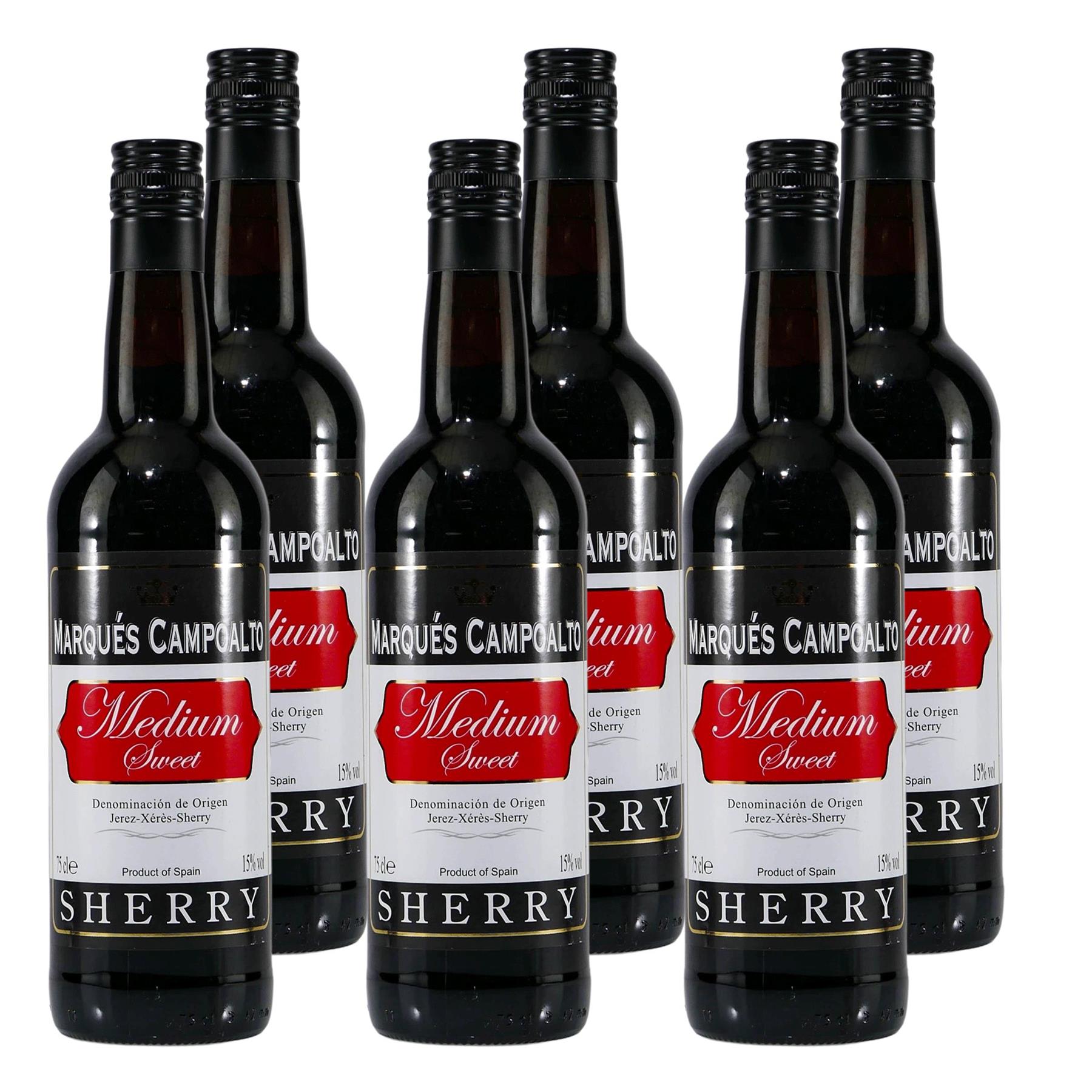 Marqués Campoalto Sherry -Medium Sweet- (6 x 0,75L)