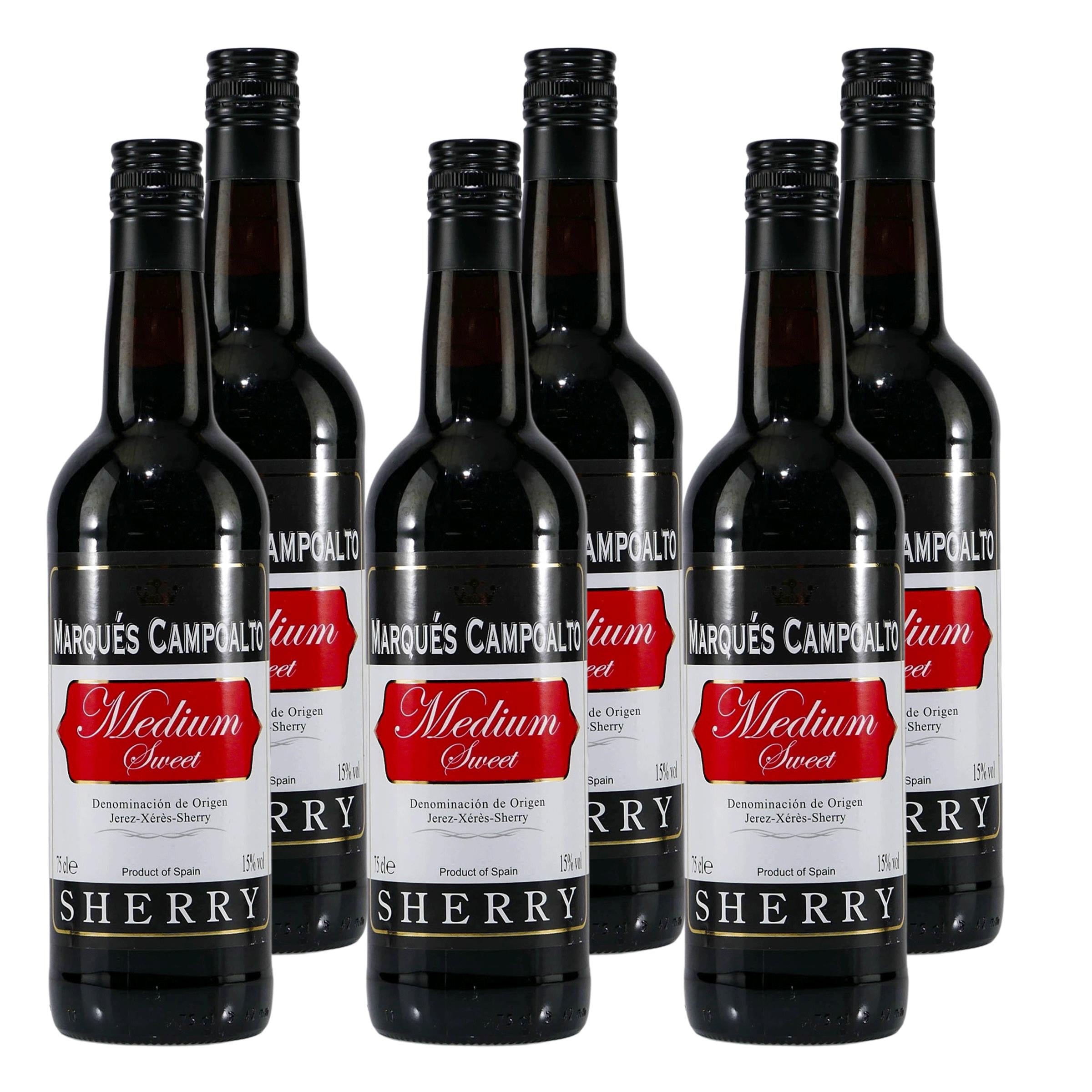 Marqués Campoalto Sherry -Medium Sweet- (6 x 0,75L)