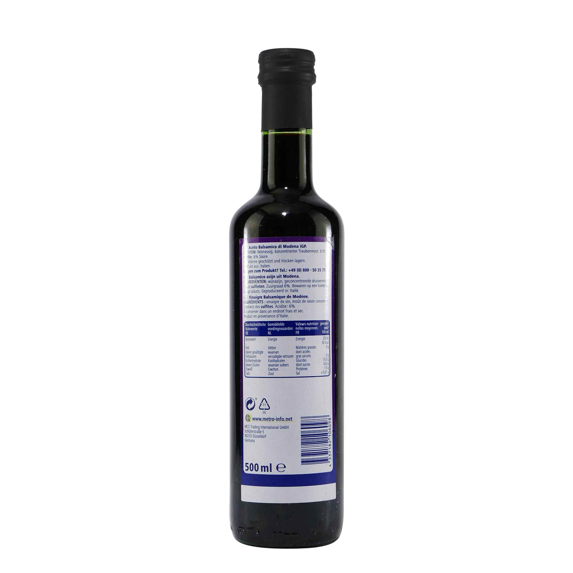 M.C. Aceto Balsamico di Modena IGP (12 x 0,5L)