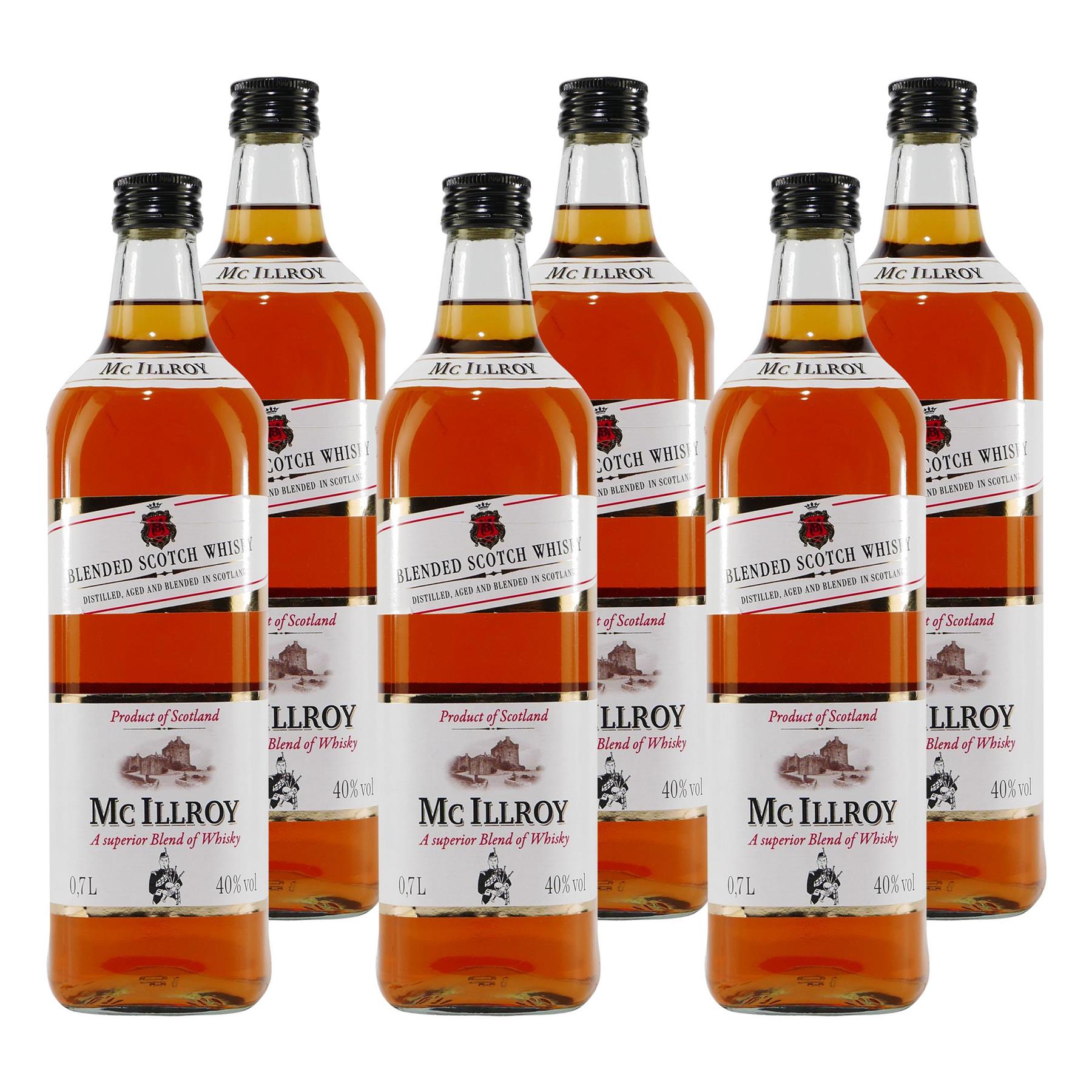 Mc Illroy Blended Scotch Whisky (6 x 0,7L)
