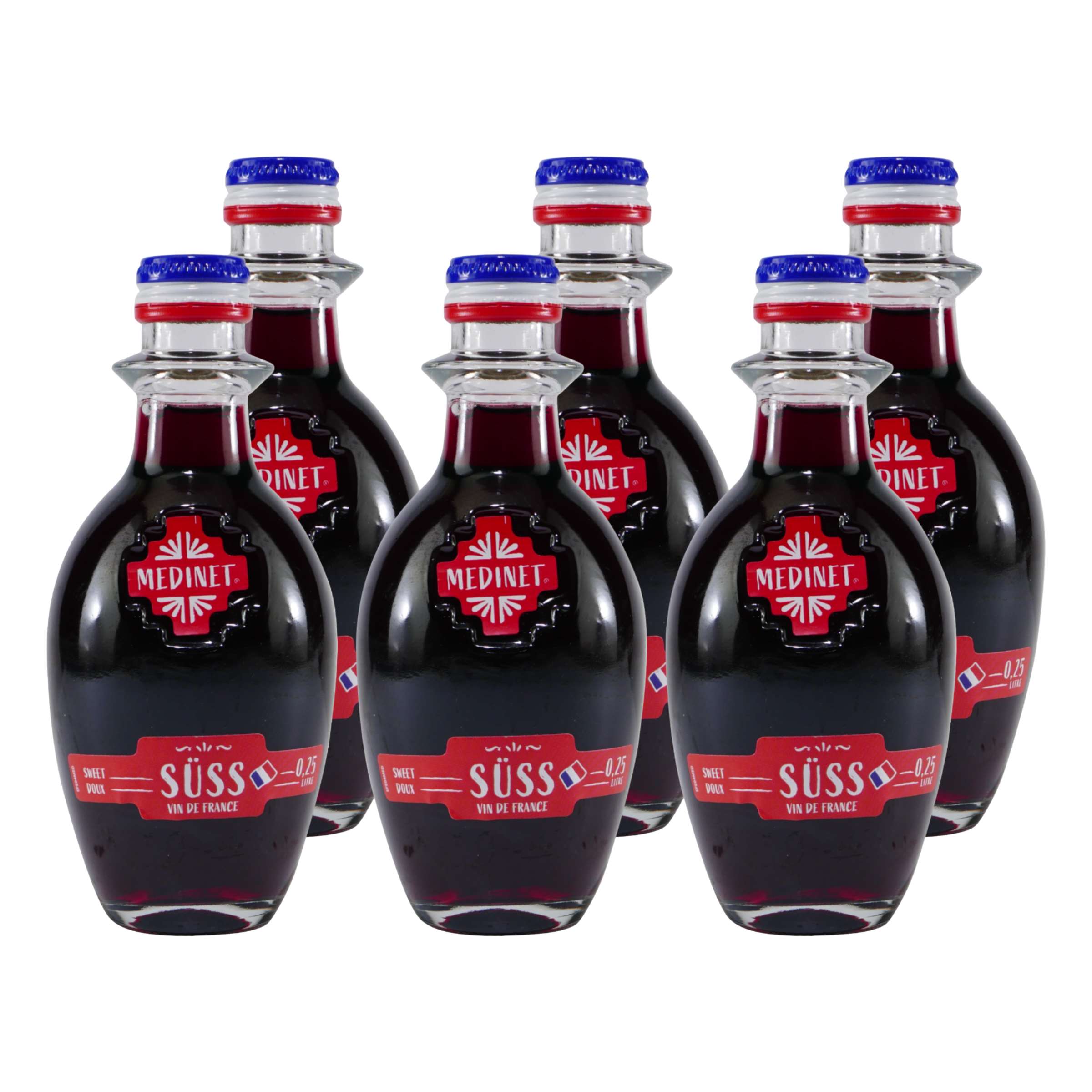 MEDINET Rotwein -lieblich- (12 x 0,25L)
