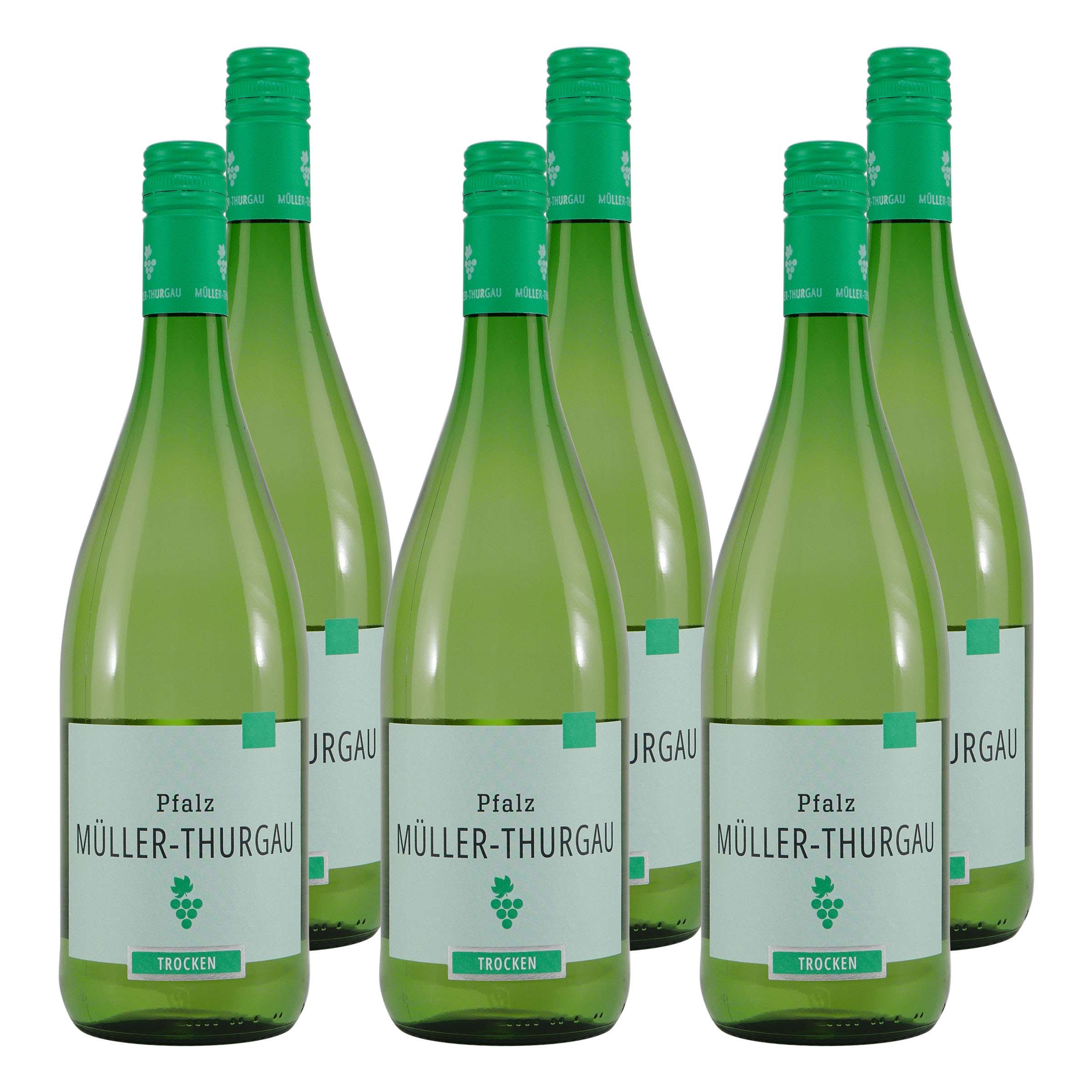 Mertes Müller-Thurgau Pfalz QbA -trocken- (6 x 1,0L)