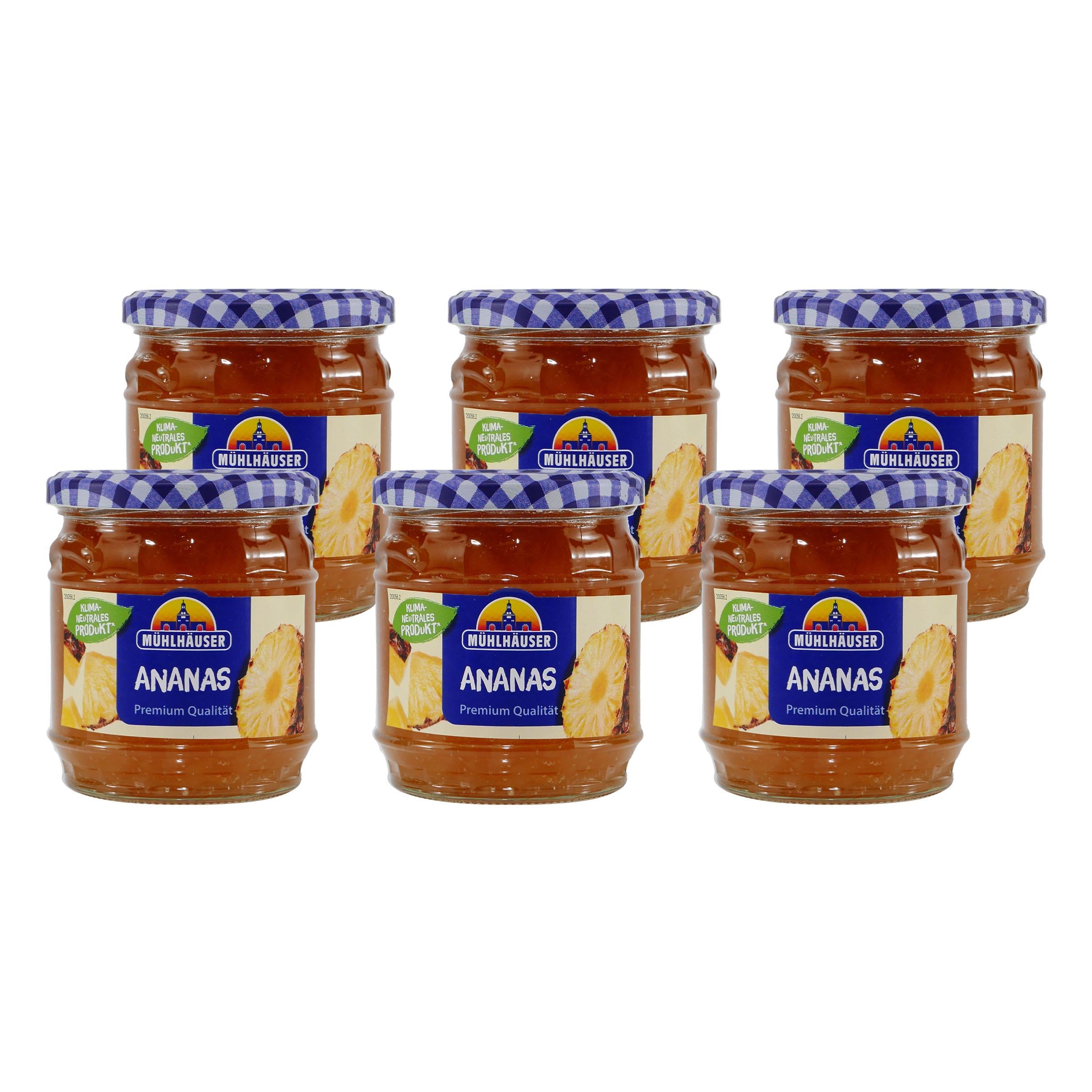 Mühlhäuser Ananas Konfitüre (8 x 0,45 Kg)