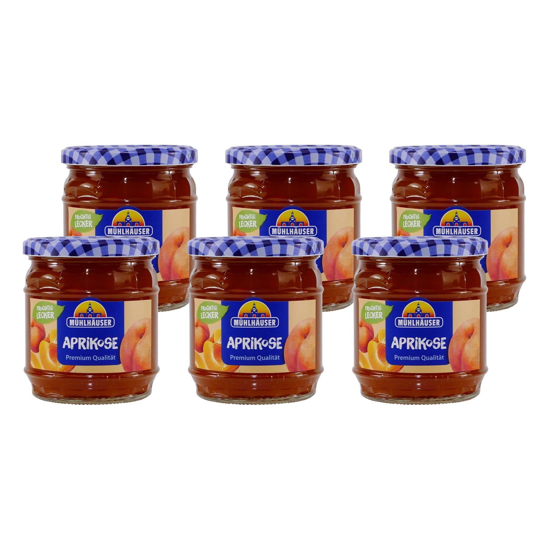 Mühlhäuser Aprikose Konfitüre (8 x 0,45 Kg)