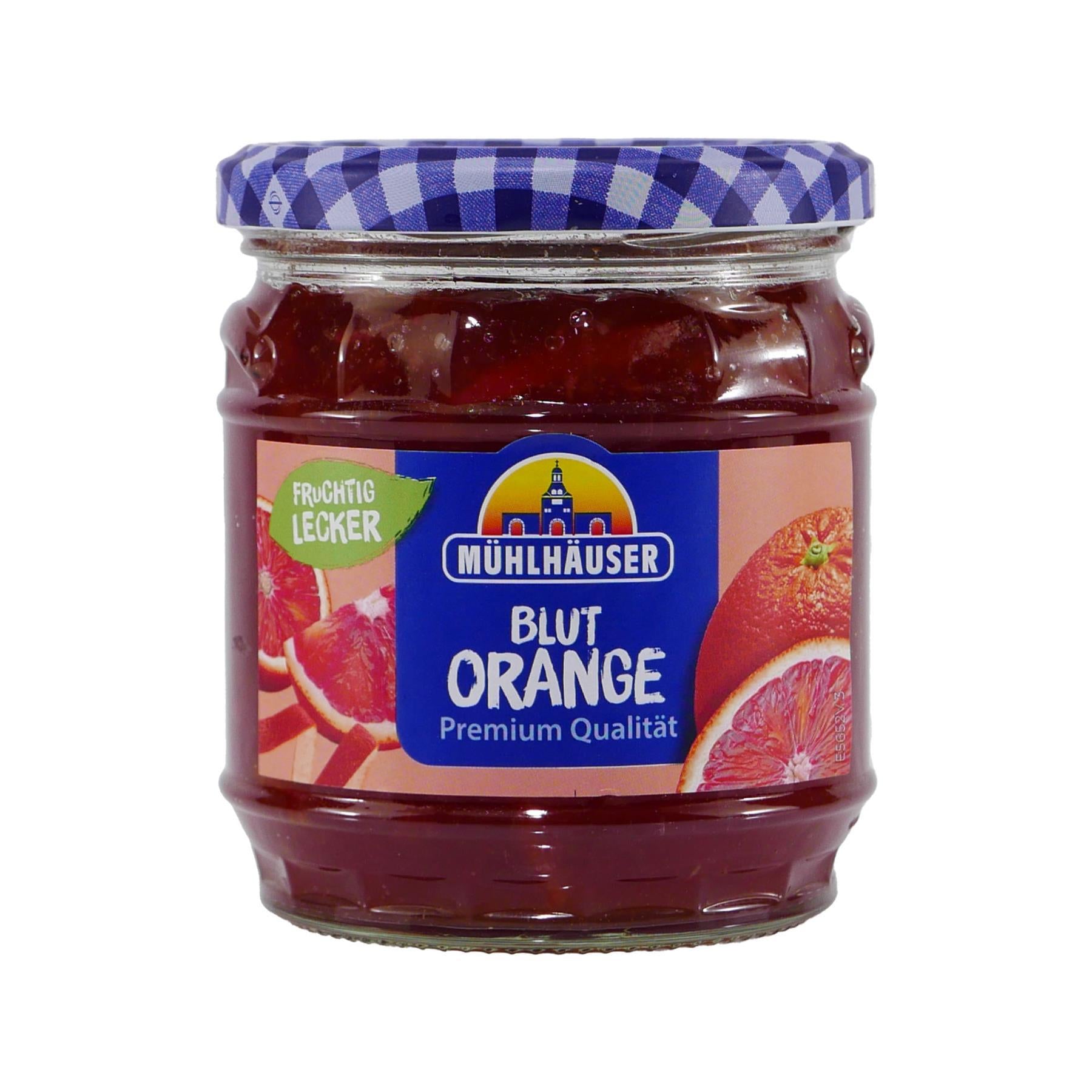 Mühlhäuser Blutorangen Konfitüre (8 x 0,45 Kg)