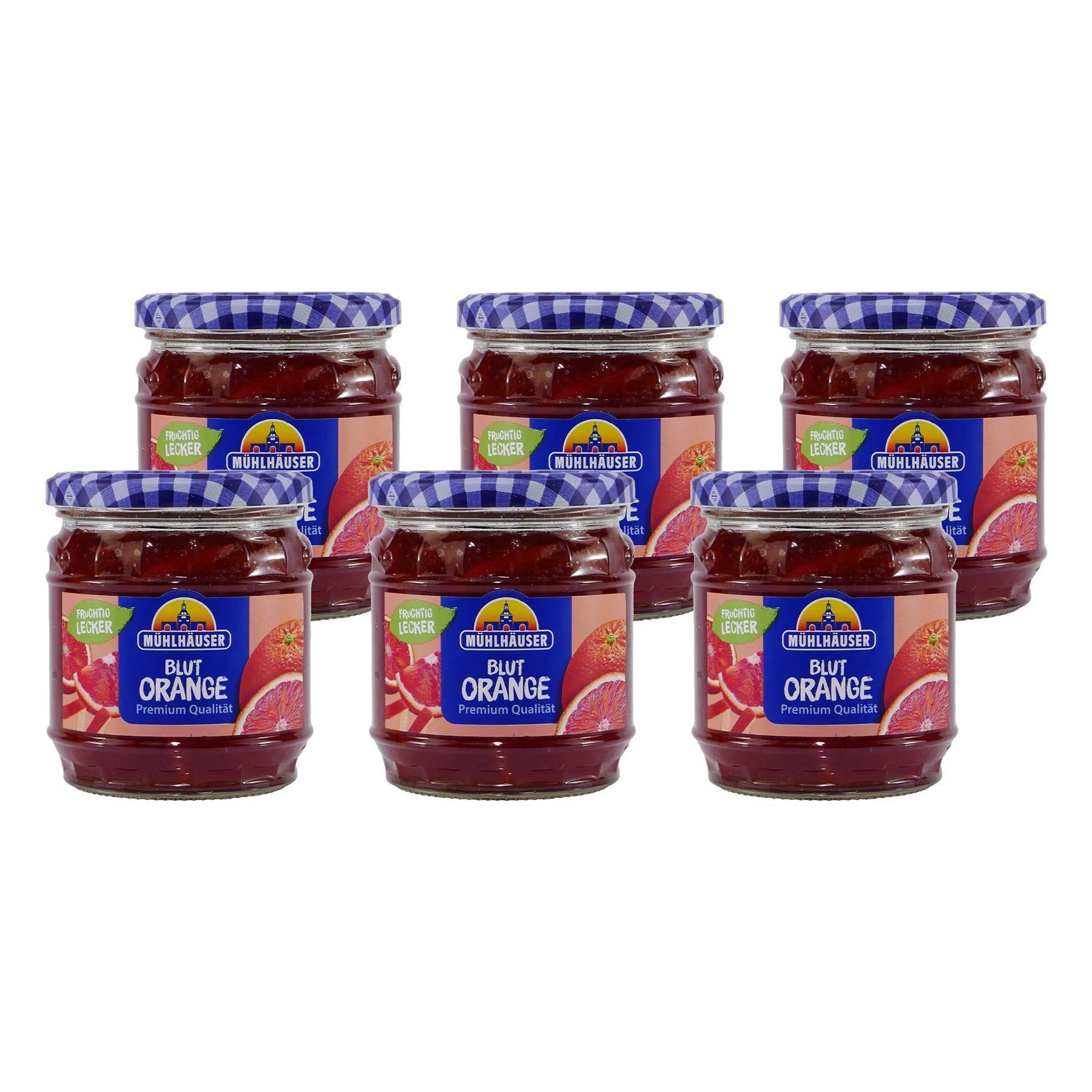 Mühlhäuser Blutorangen Konfitüre (8 x 0,45 Kg)