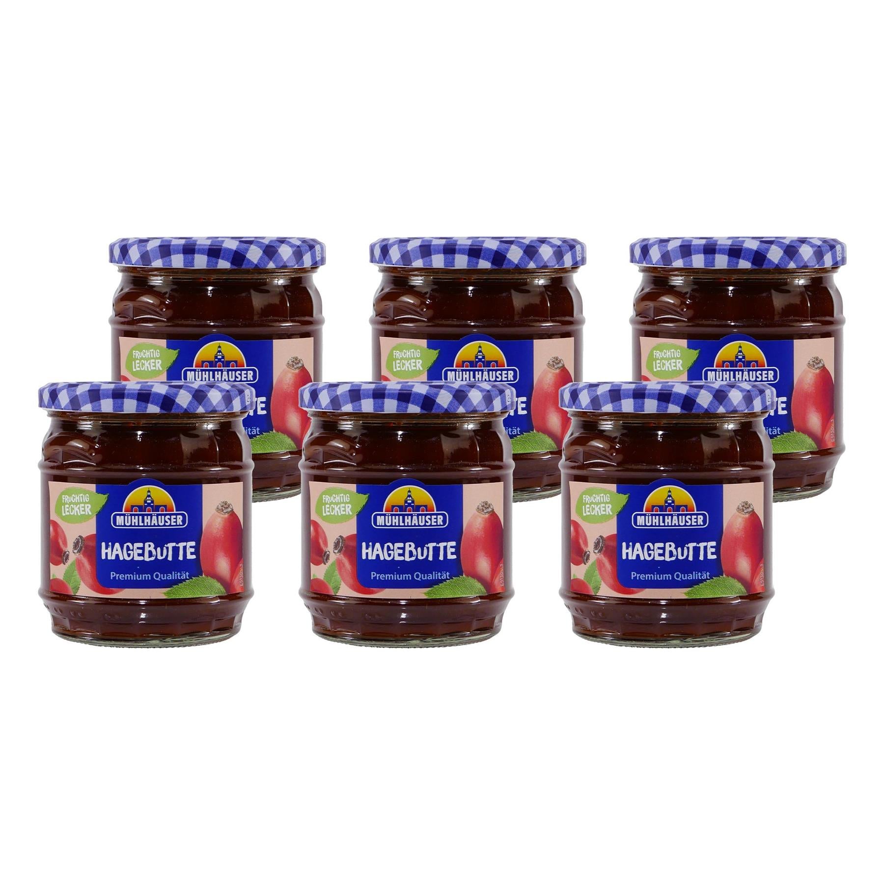 Mühlhäuser Hagebutte Konfitüre (8 x 0,45 Kg)