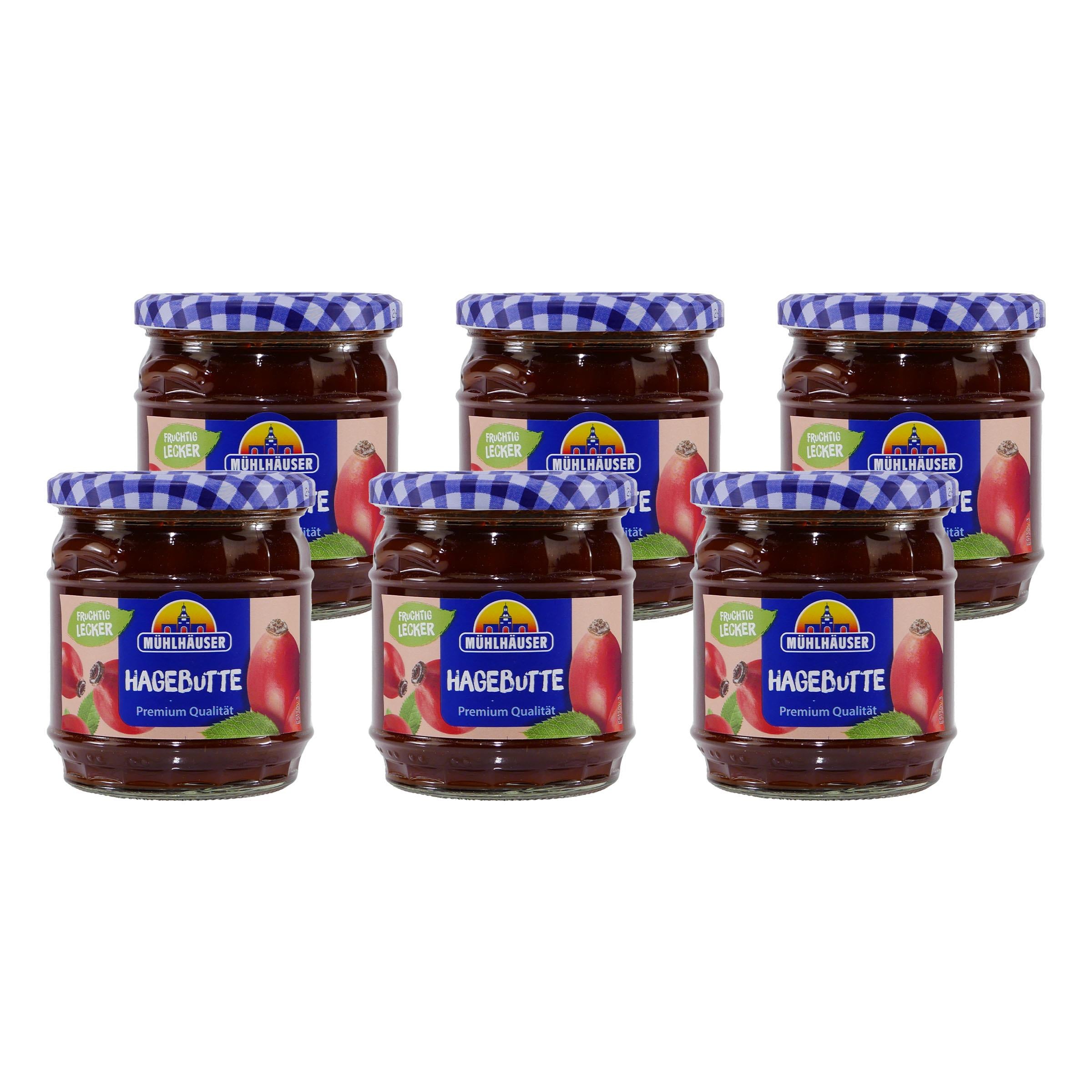 Mühlhäuser Hagebutte Konfitüre (8 x 0,45 Kg)