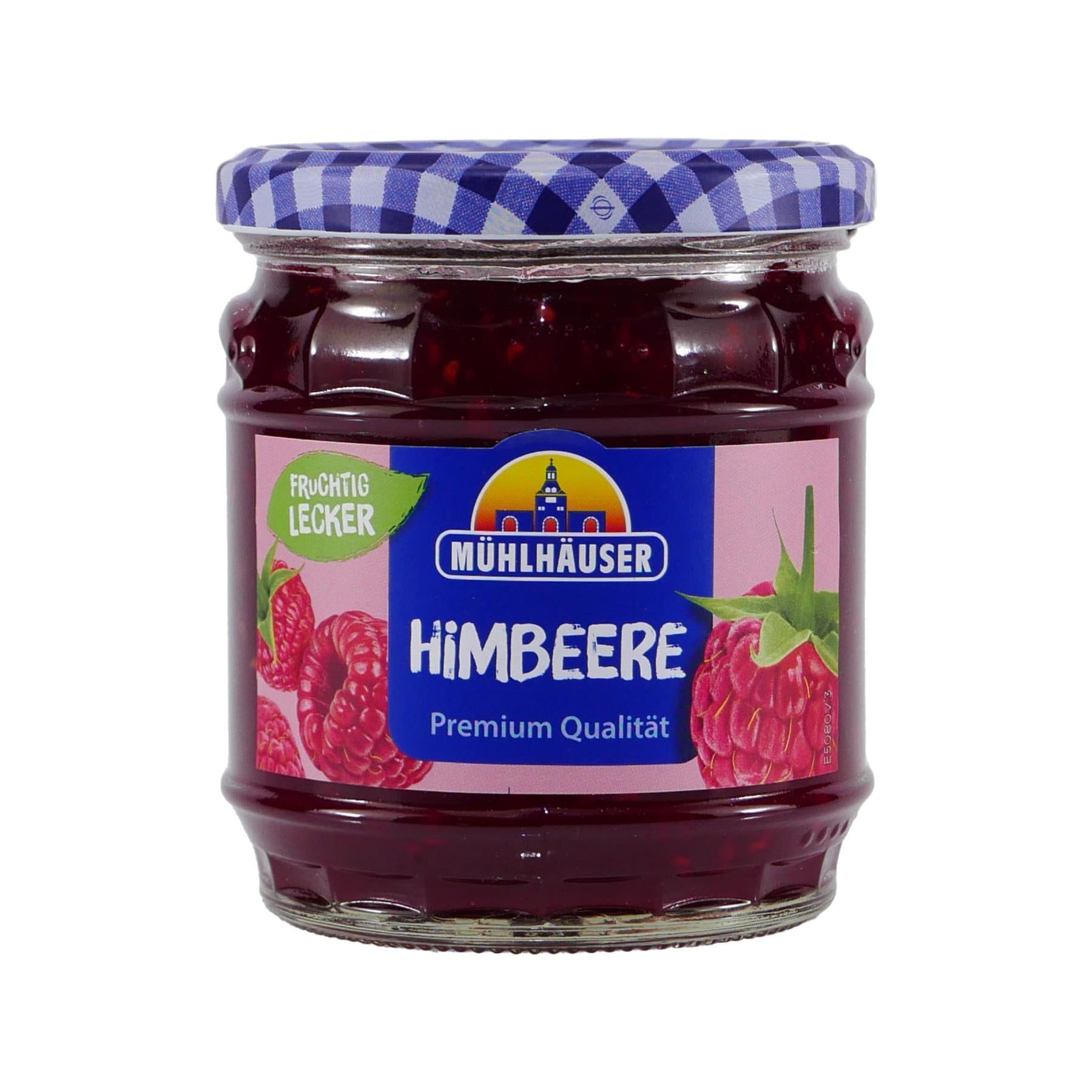 Mühlhäuser Himbeer Konfitüre (8 x 0,45 Kg)