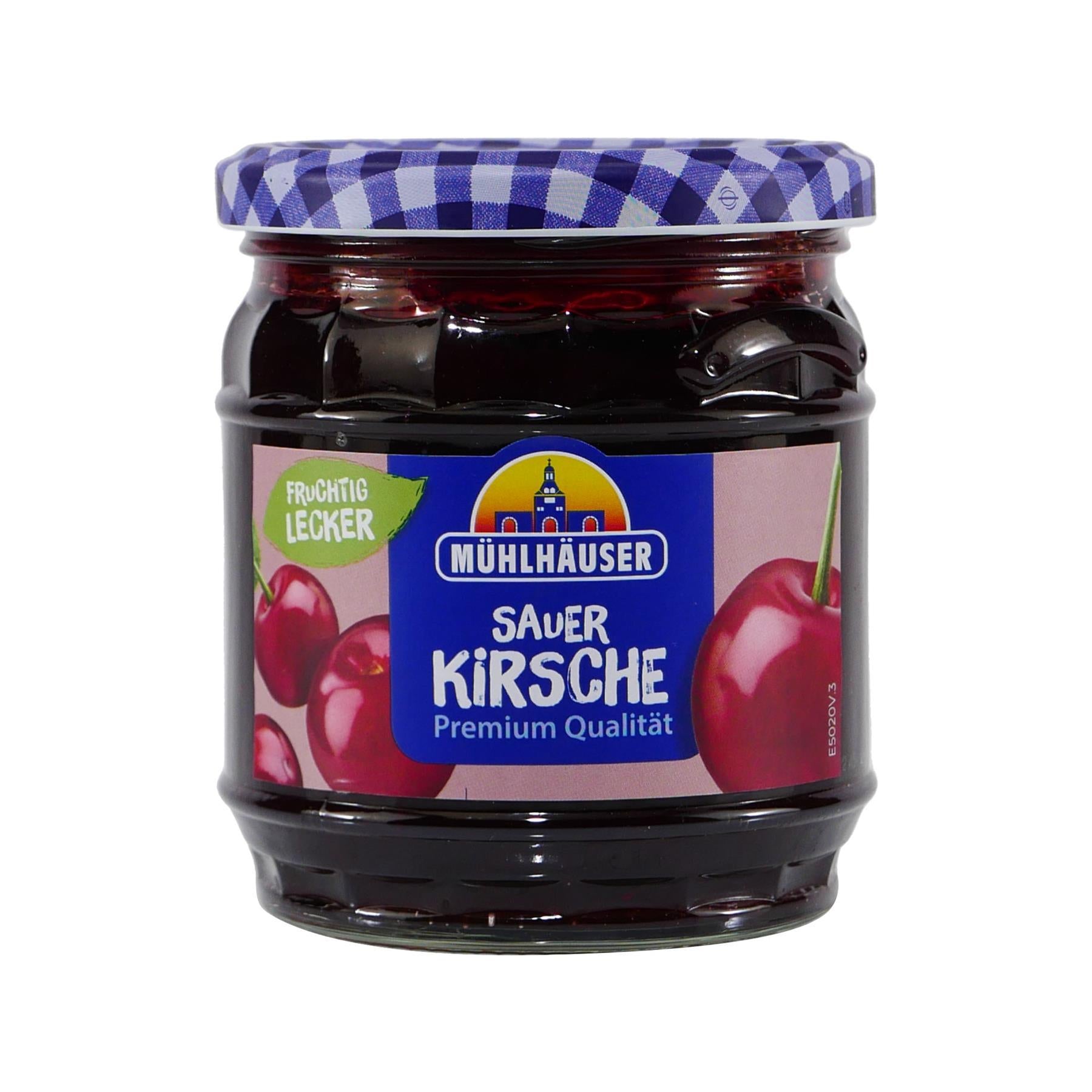 Mühlhäuser Sauerkirsch Konfitüre (8 x 0,45 Kg)