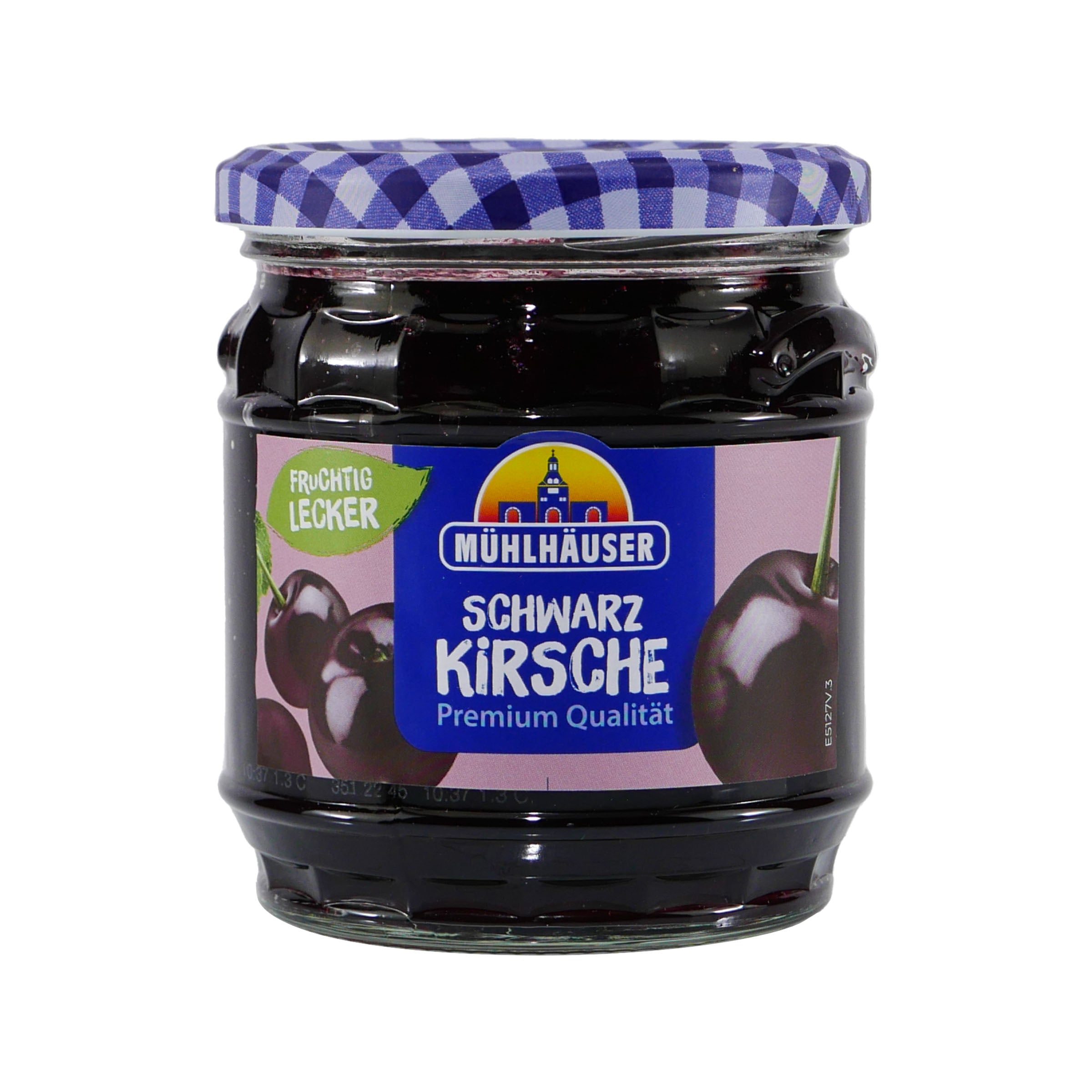 Mühlhäuser Schwarzkirsch Konfitüre (8 x 0,45 Kg)