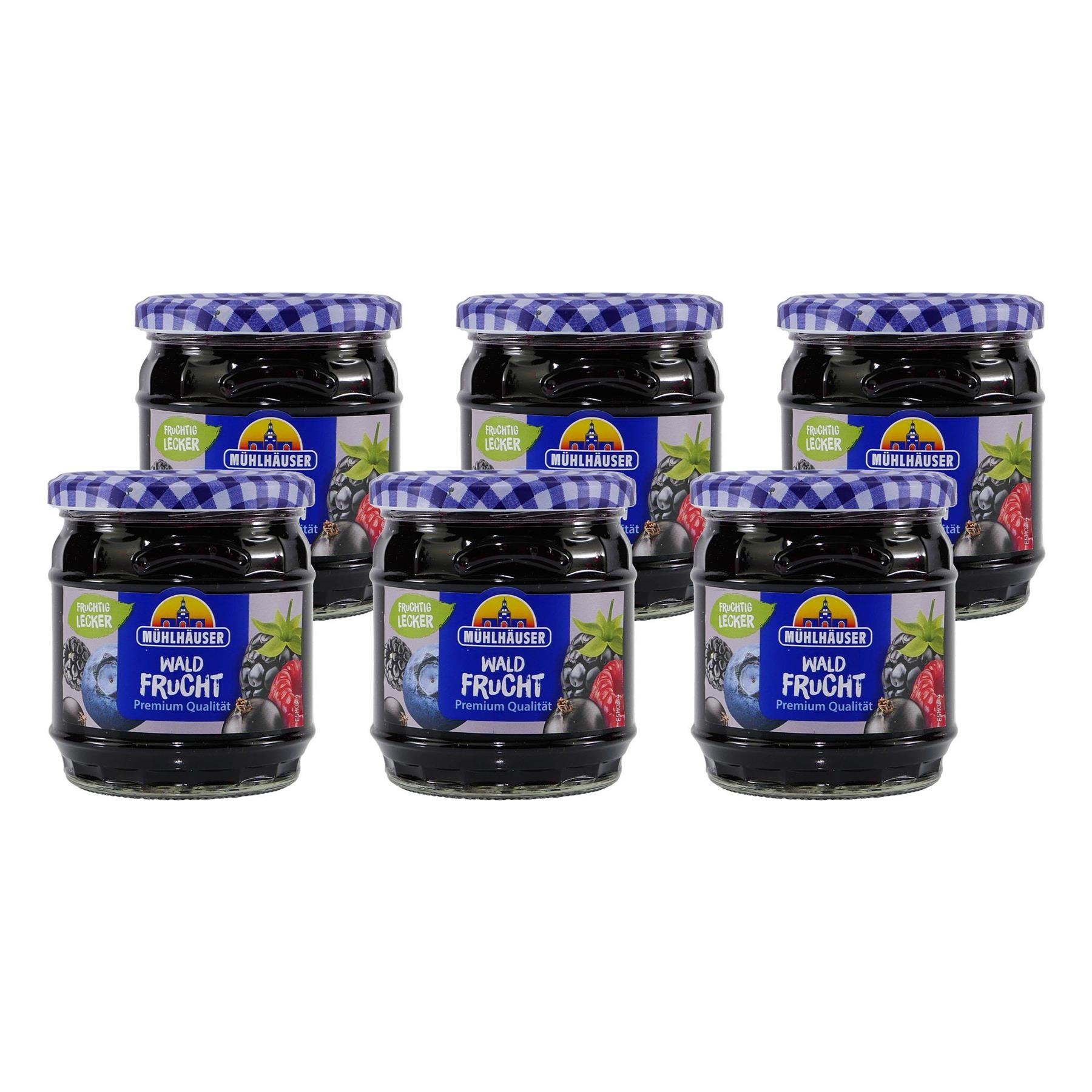 Mühlhäuser Waldfrucht Konfitüre (8 x 0,45 Kg)