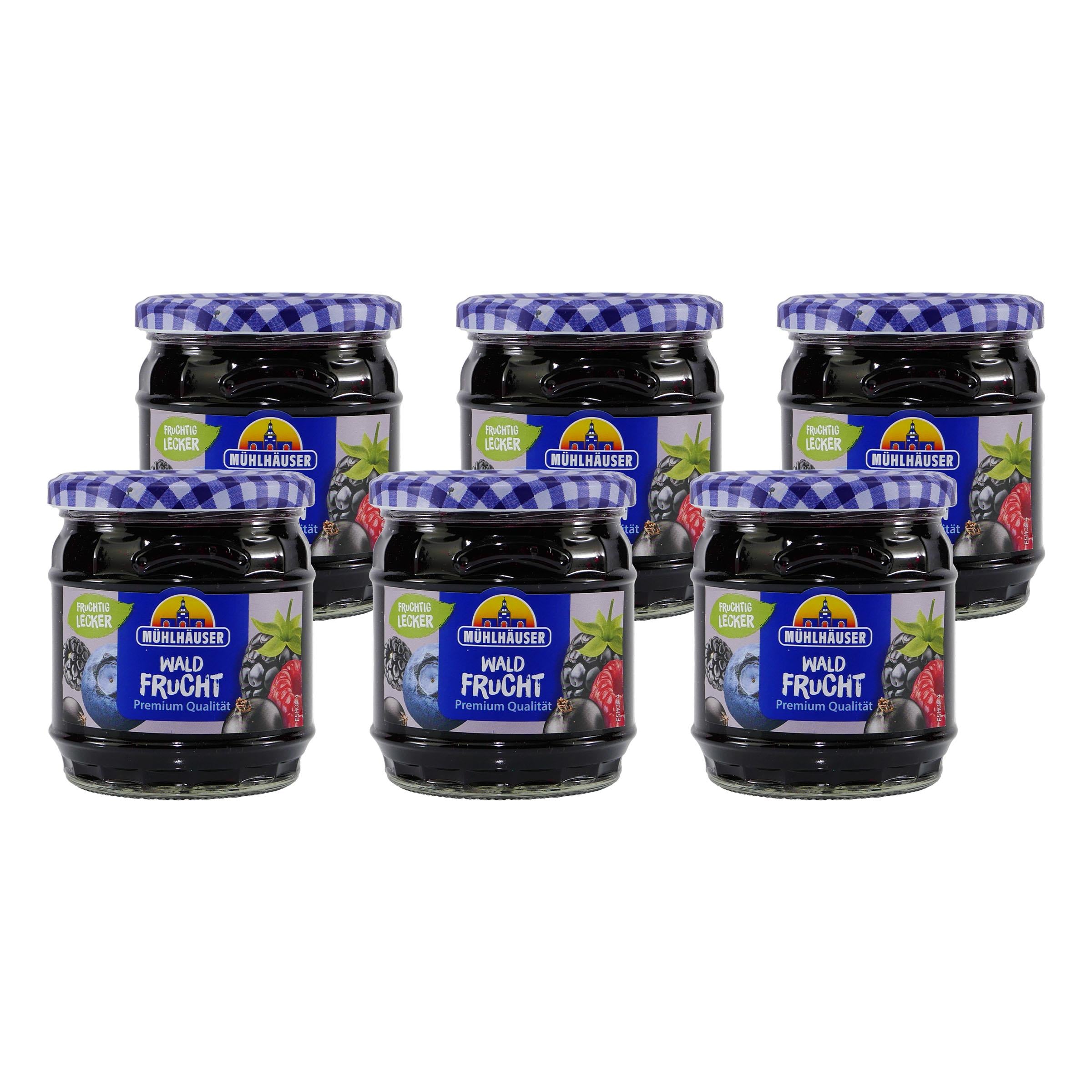 Mühlhäuser Waldfrucht Konfitüre (8 x 0,45 Kg)
