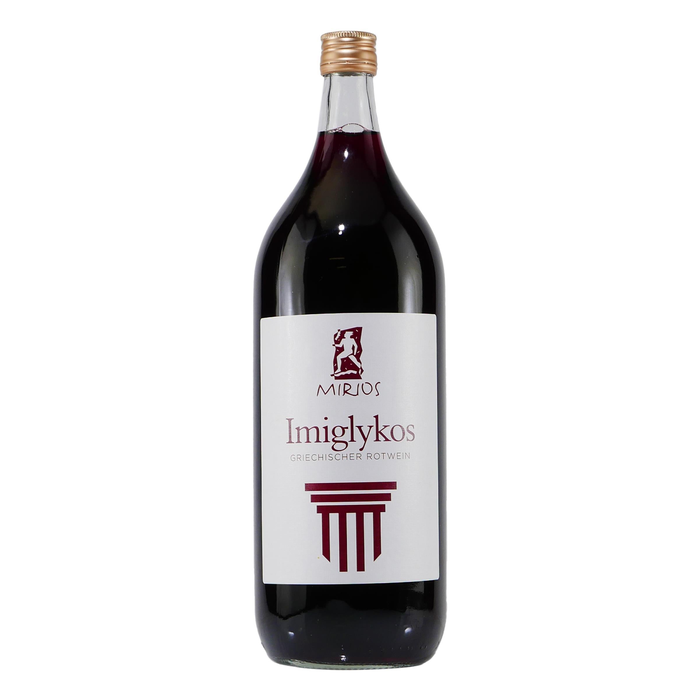 Mirios Imiglykos Rotwein -lieblich- 2,0L