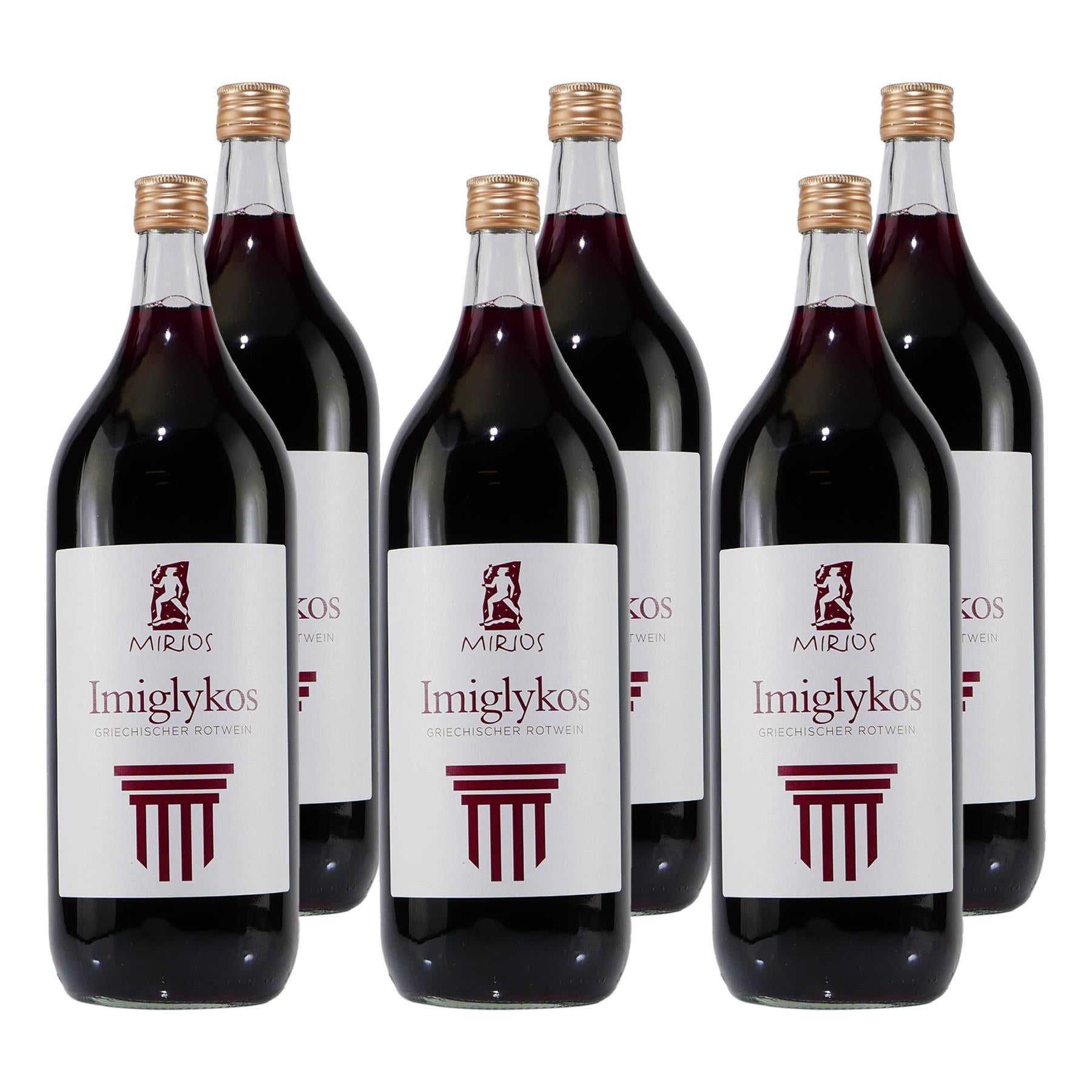 Mirios Imiglykos Rotwein -lieblich- (6 x 2,0L)