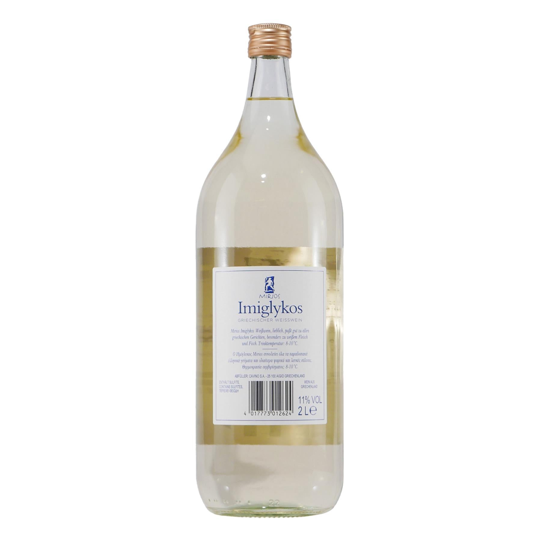 Mirios Imiglykos Weißwein -lieblich- 2,0L
