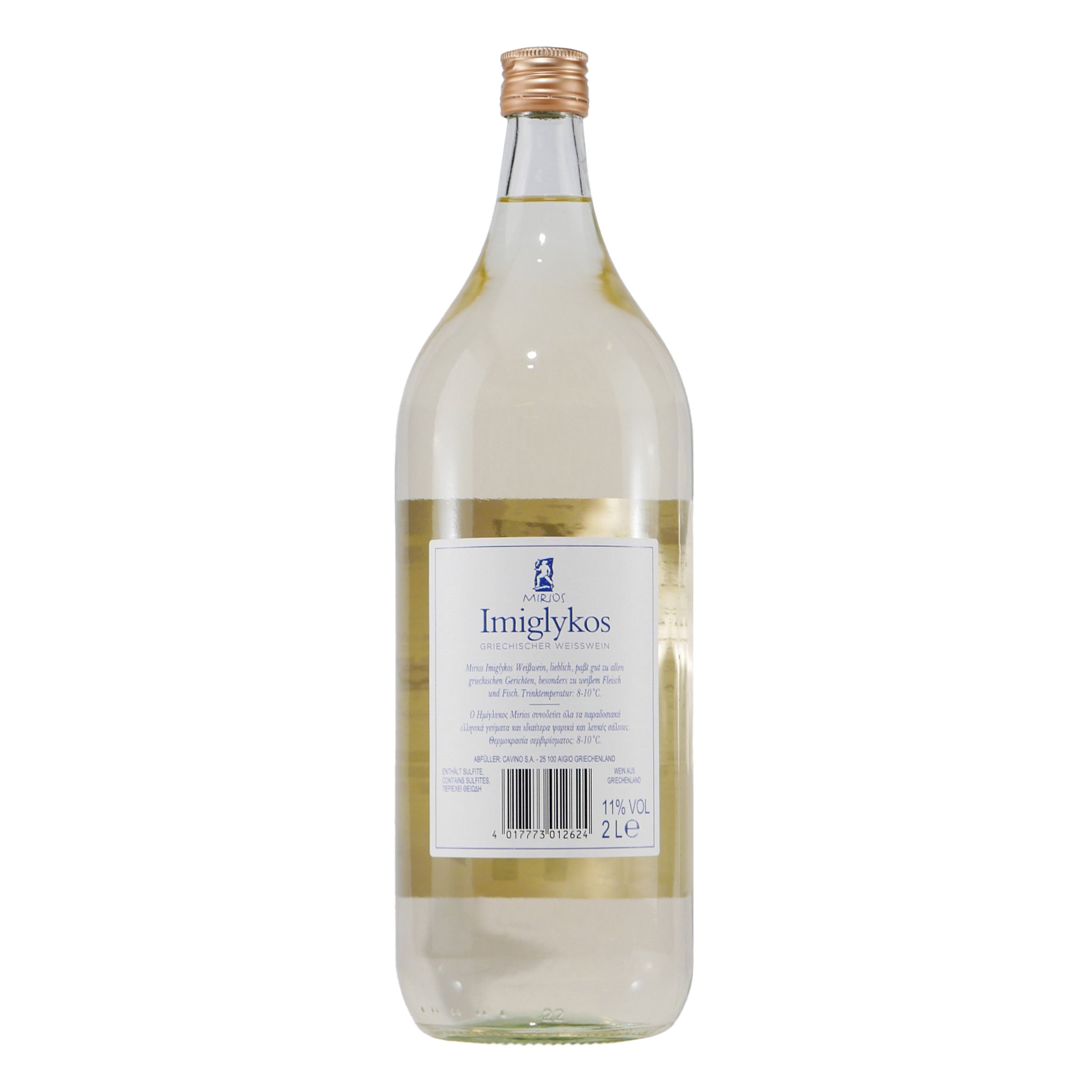 Mirios Imiglykos Weißwein -lieblich- 2,0L