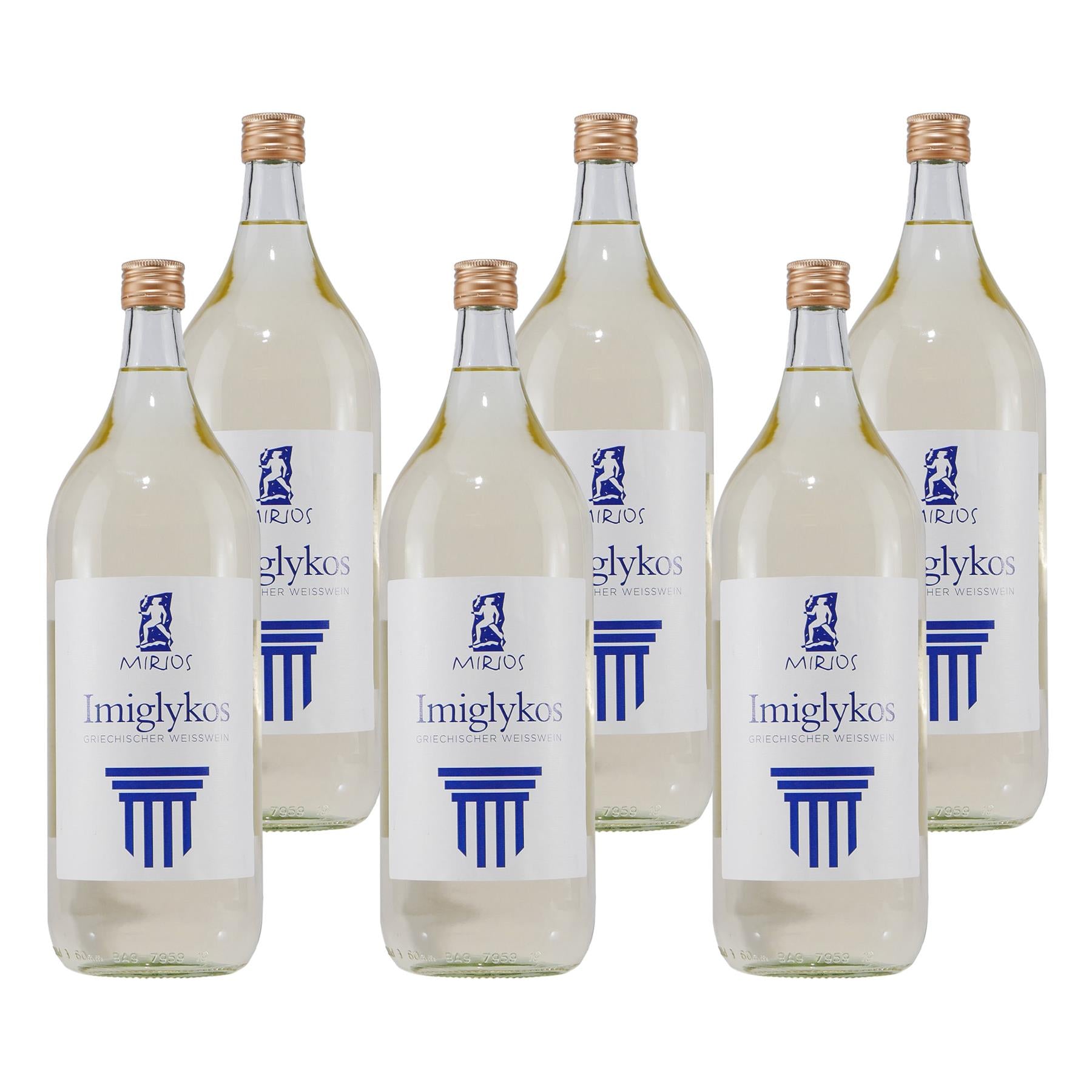 Mirios Imiglykos Weißwein -lieblich- (6 x 2,0L)