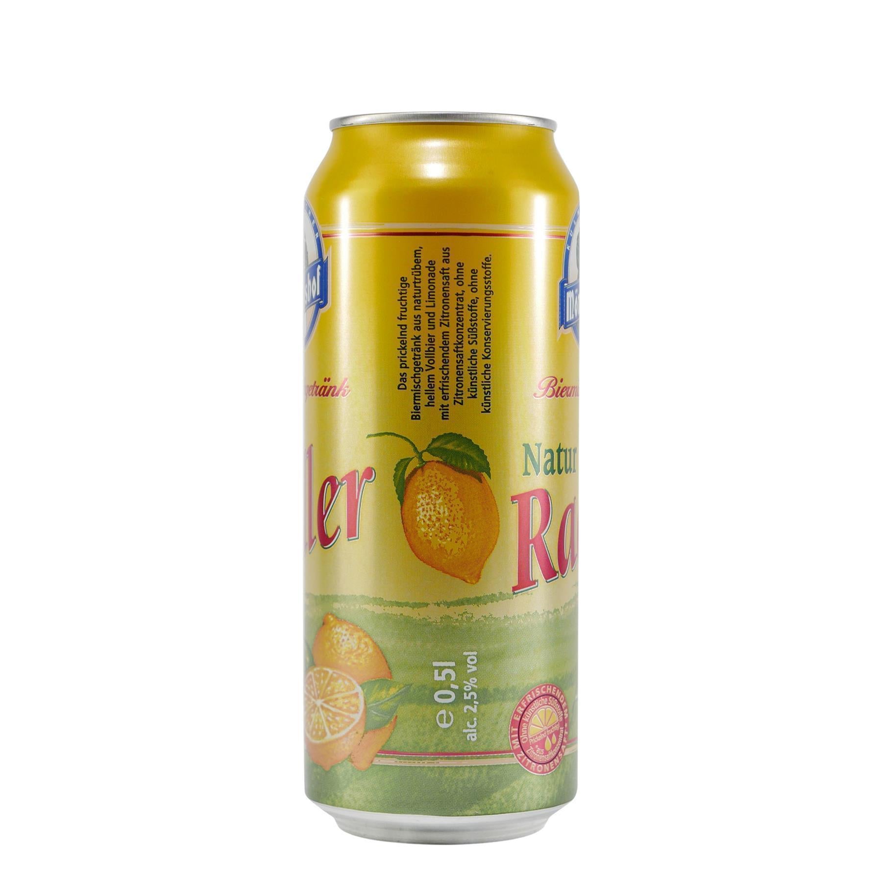 Mönchshof Natur Radler (24 x 0,5L) EINWEG