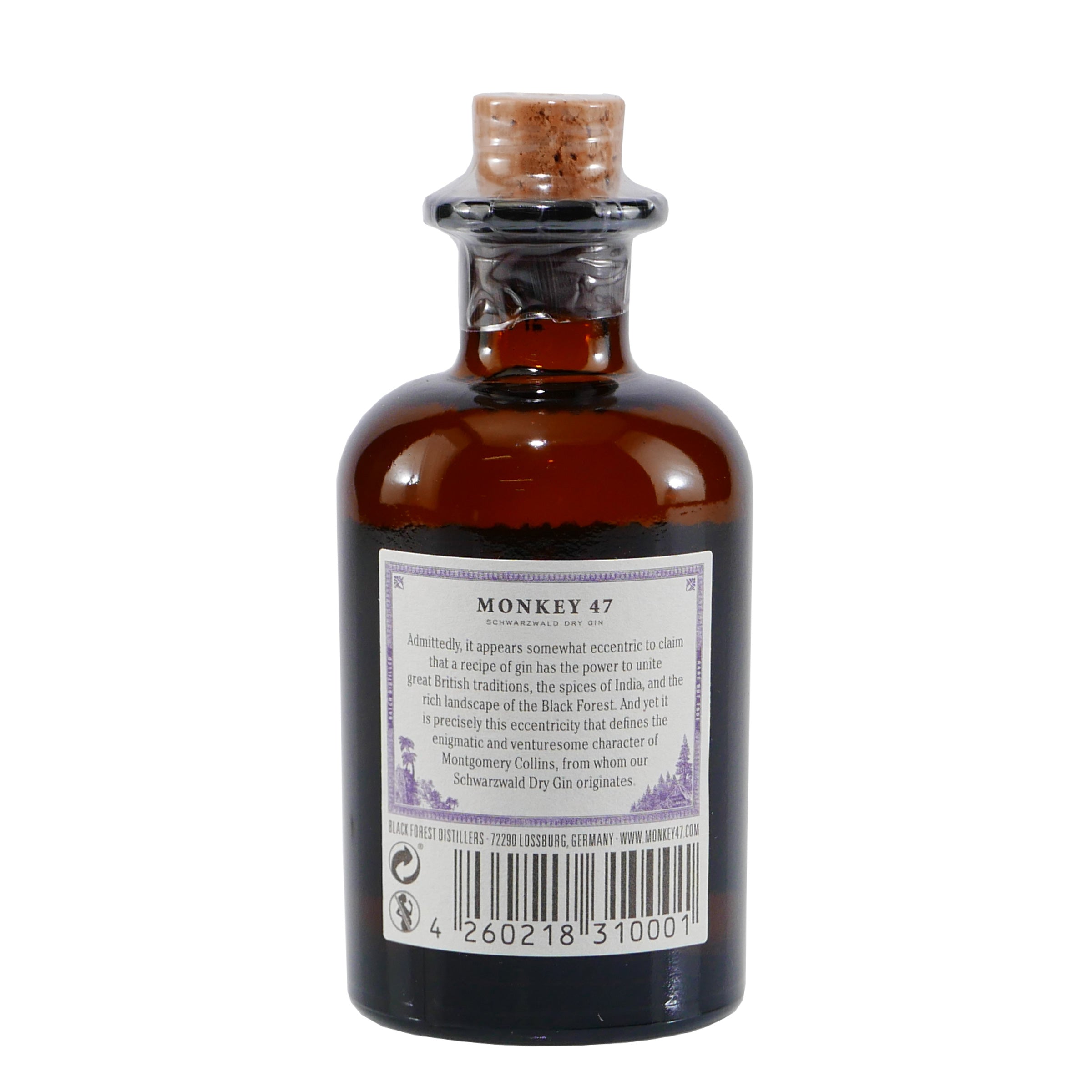 Monkey 47 Dry Gin "Mini" 0,05L